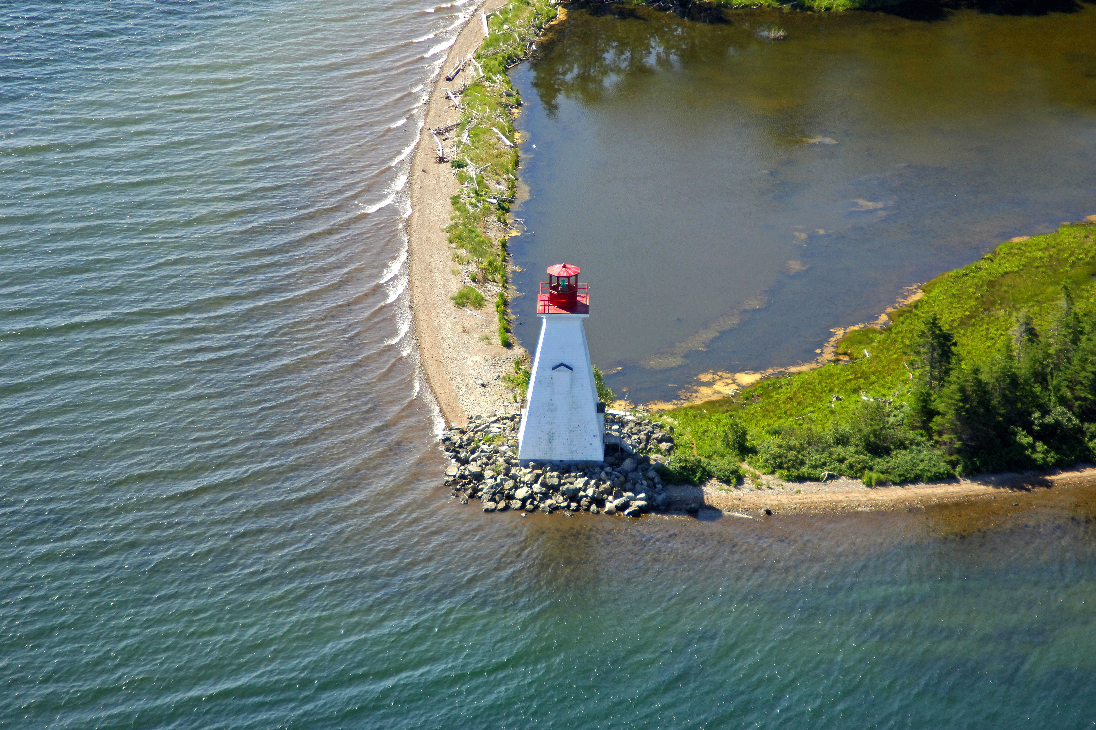 Kidston Island Lighthouse in Baddeck, NS, Canada - lighthouse ...