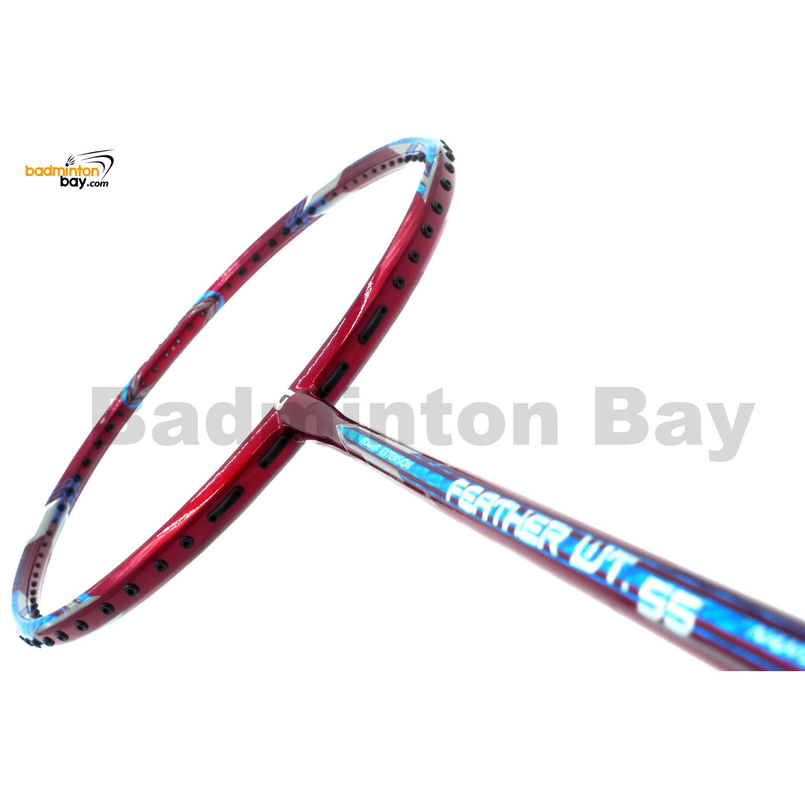 Apacs Feather Weight 55 Red Badminton Racket (8U) Worlds Lightest ...