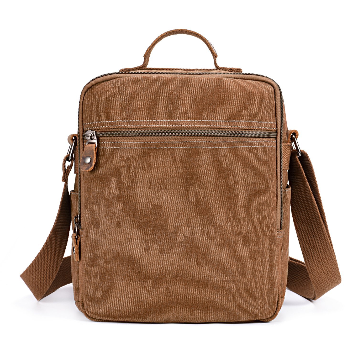 Amazon.com | Plambag Canvas Messenger Bag Small Travel School ...