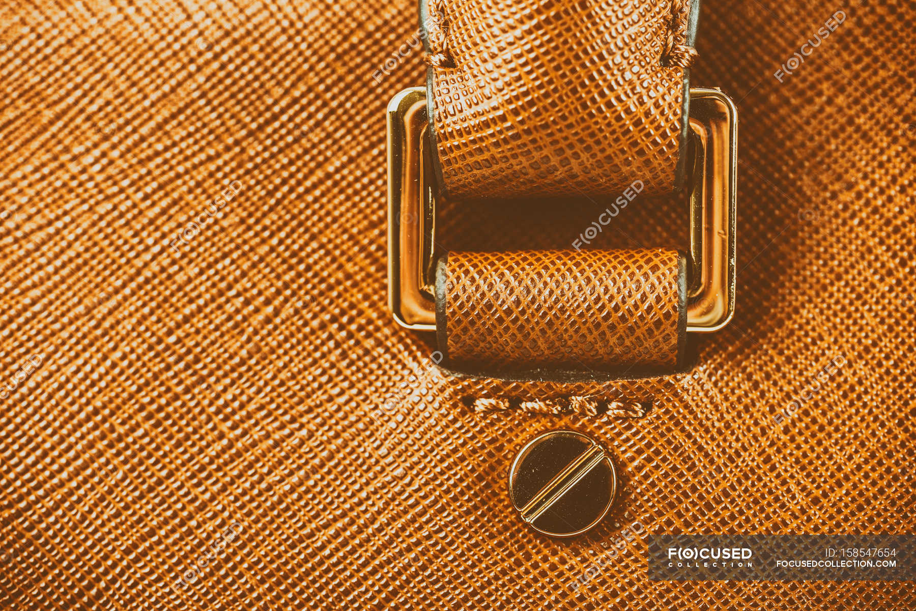 Brown Leather Woman Bag Closeup — Stock Photo | #158547654