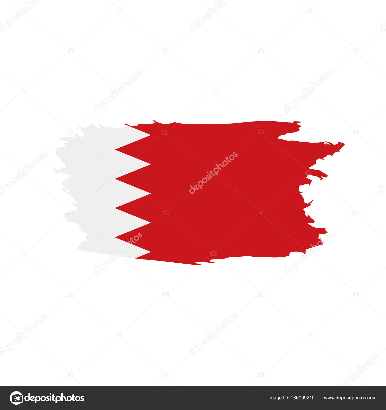 Bahrain flag, vector illustration — Stock Vector © artbutenkov ...