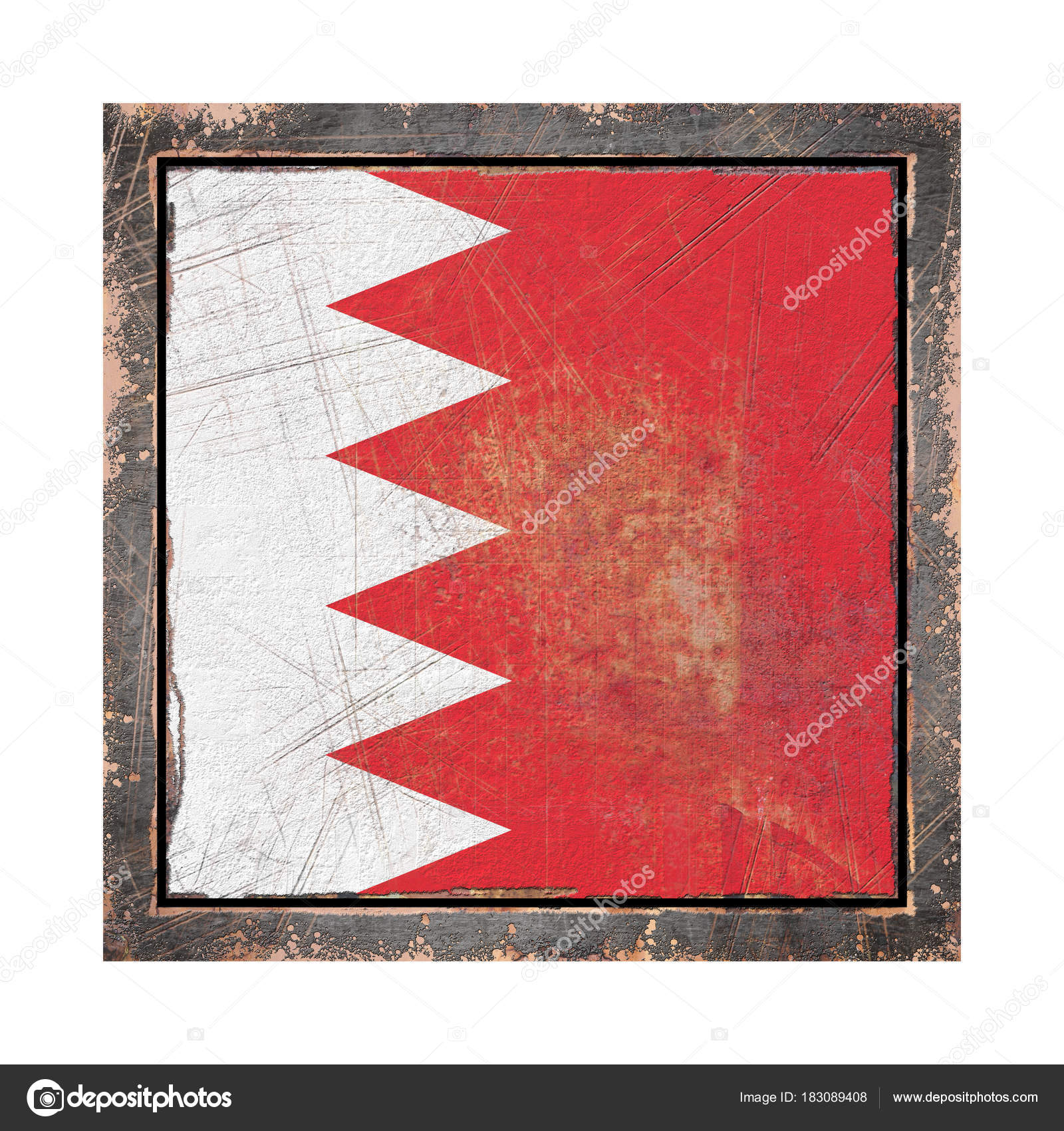 Old Bahrain flag — Stock Photo © erllre #183089408