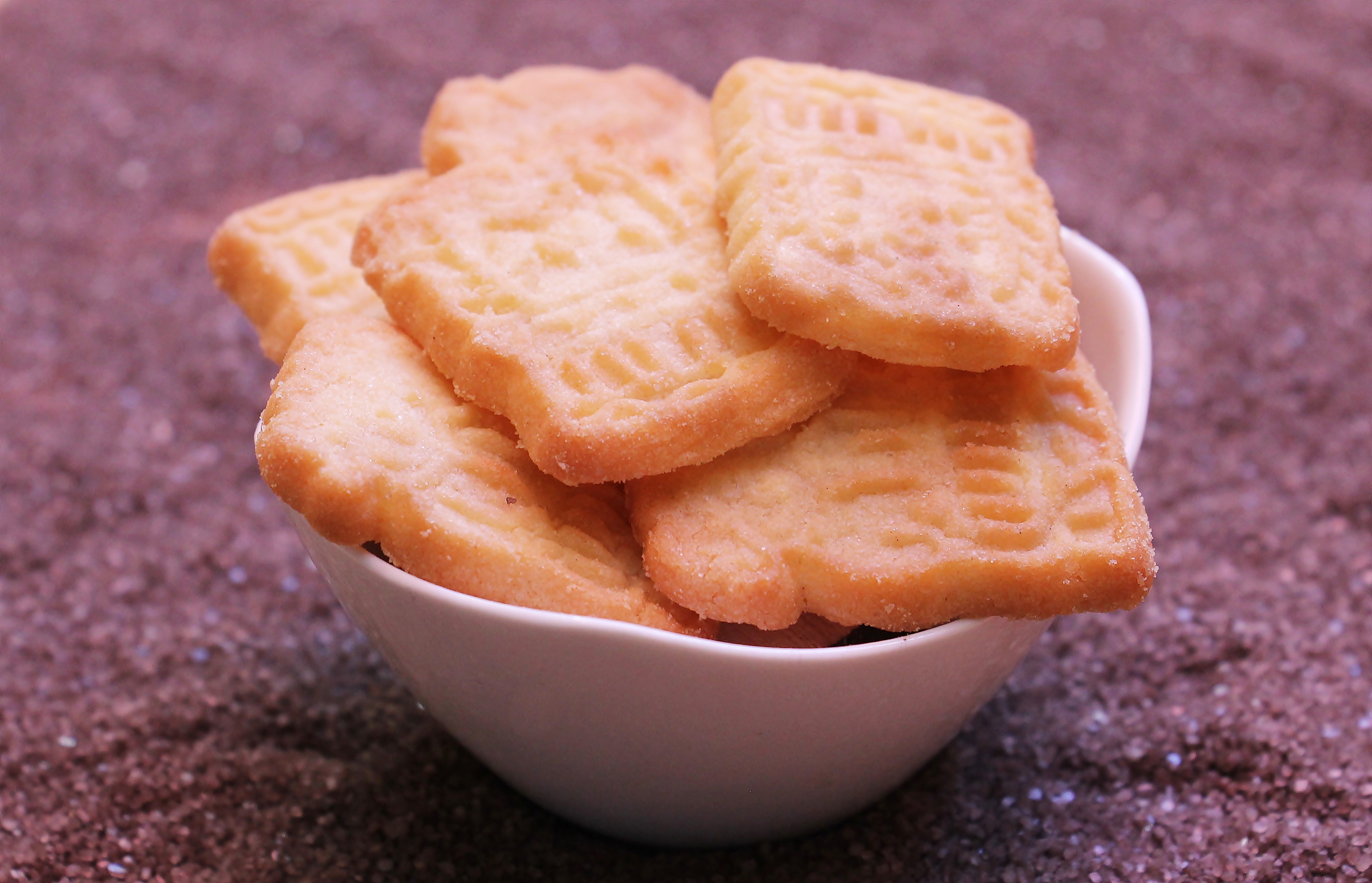 Baked biscuits photo