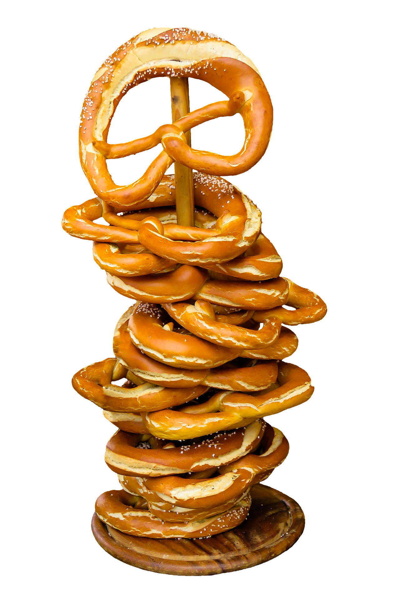 Baked pretzel photo