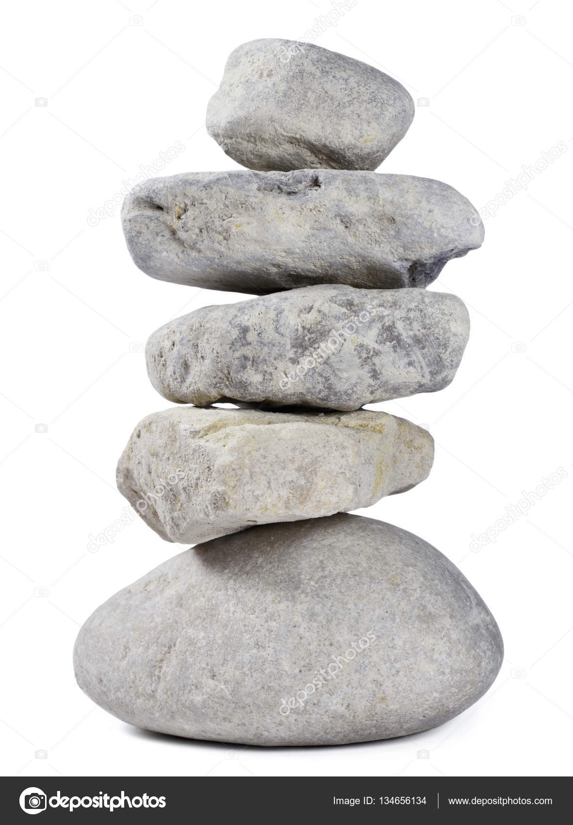 Stone stack or stack rock of balanced stones — Stock Photo ...