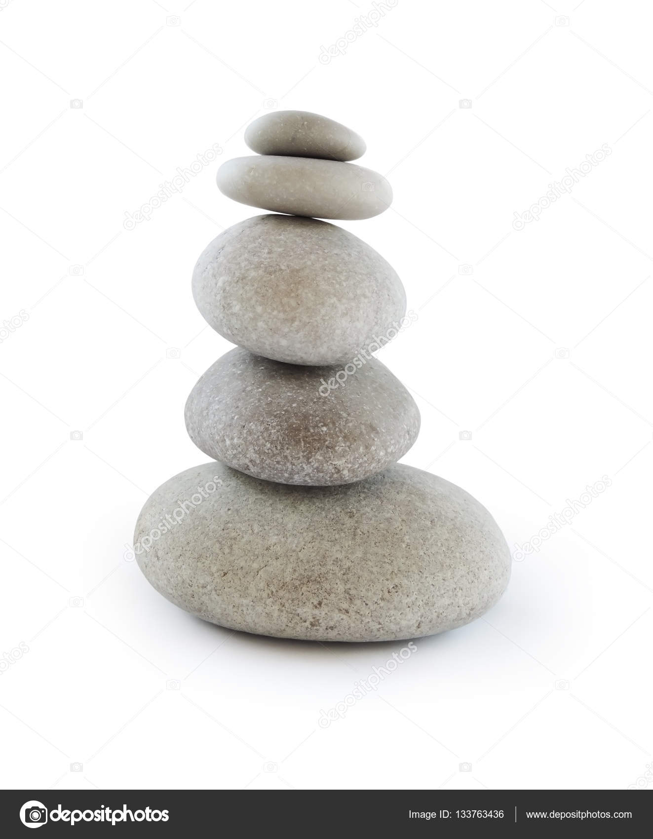 Balanced stones or pebbles — Stock Photo © Eivaisla #133763436