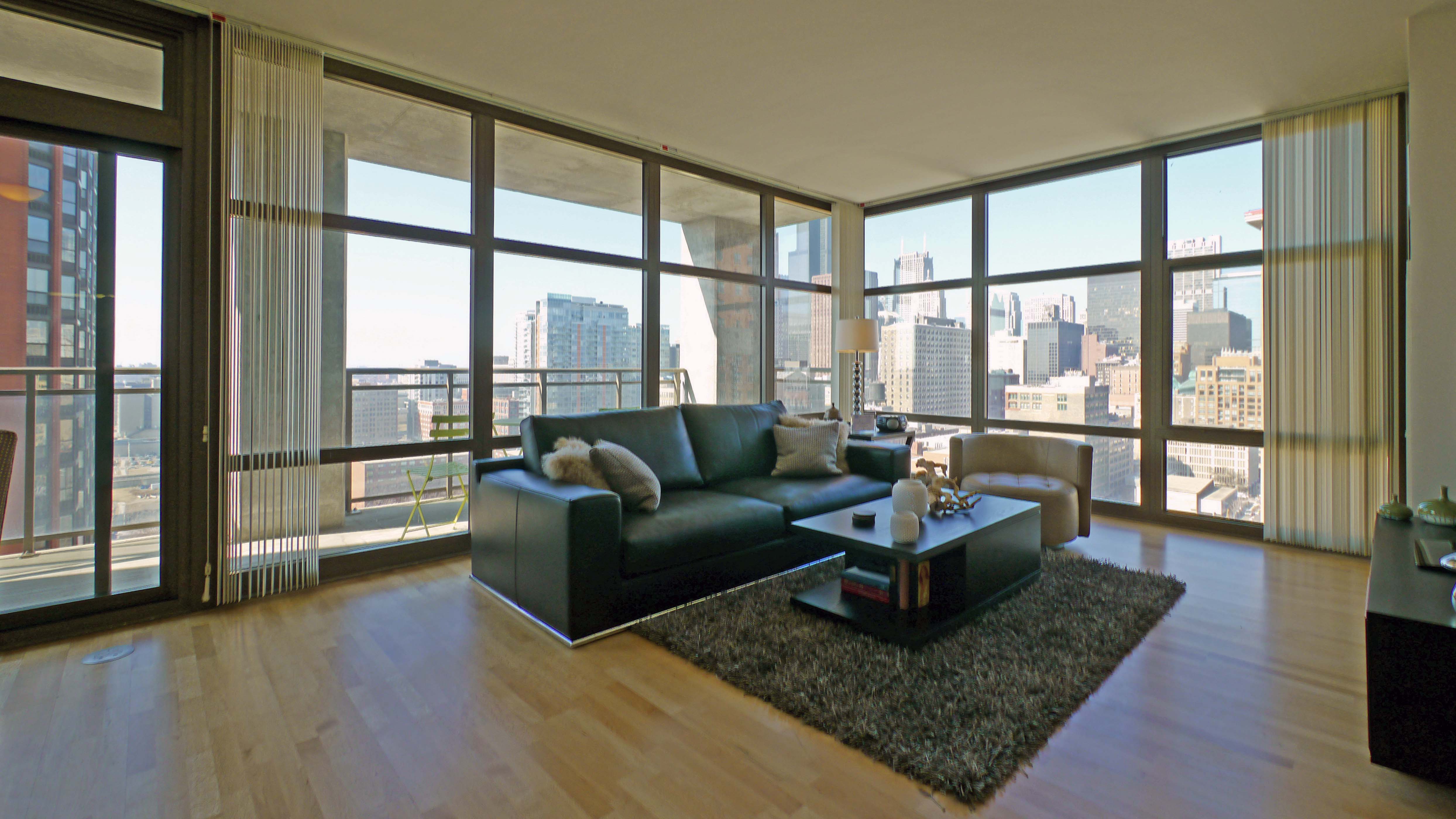 A corner two-bedroom with a great balcony at Astoria Tower – YoChicago
