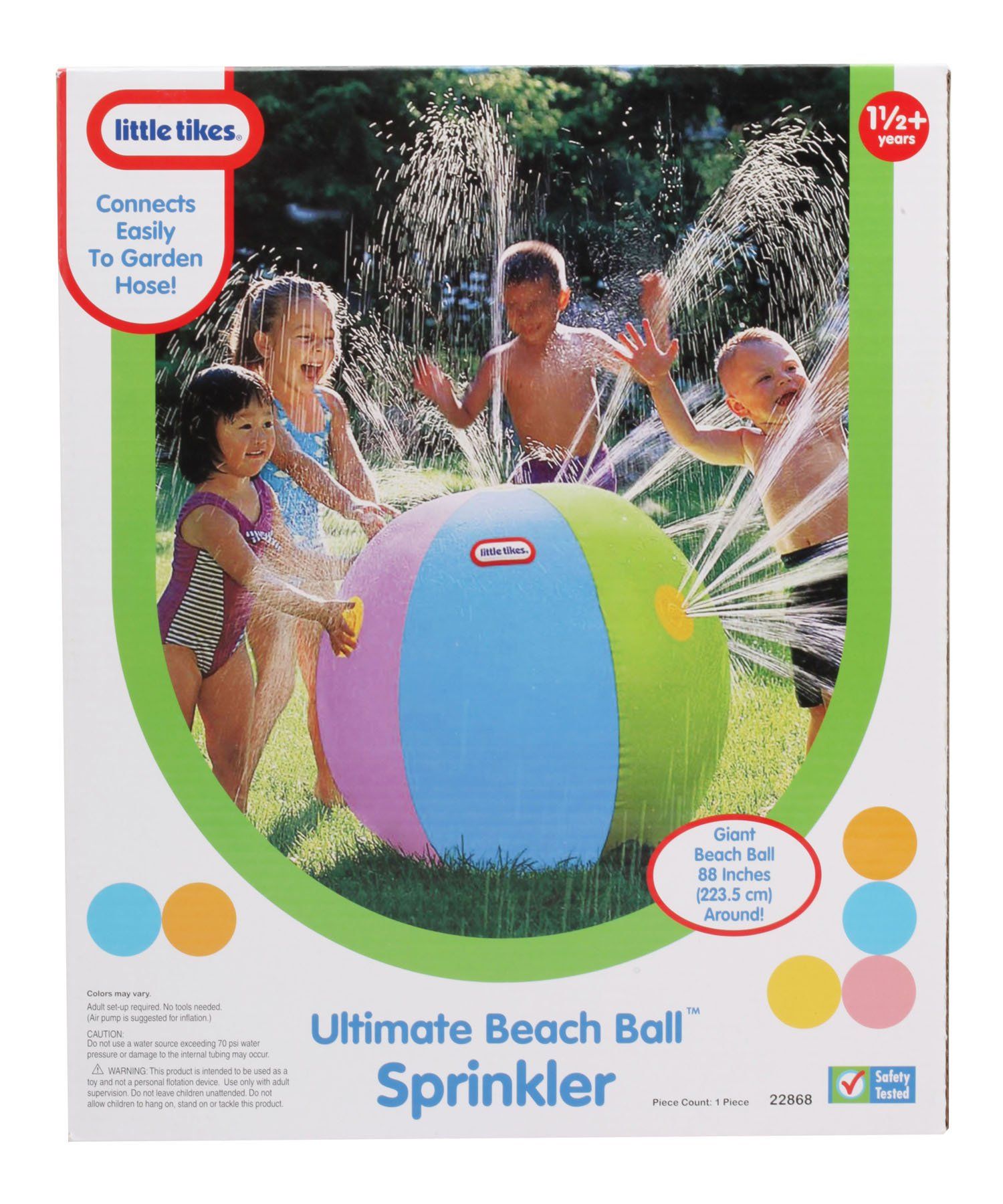 Little Tikes Beach Ball Sprinkler (88 Inches) (Colors May Vary ...