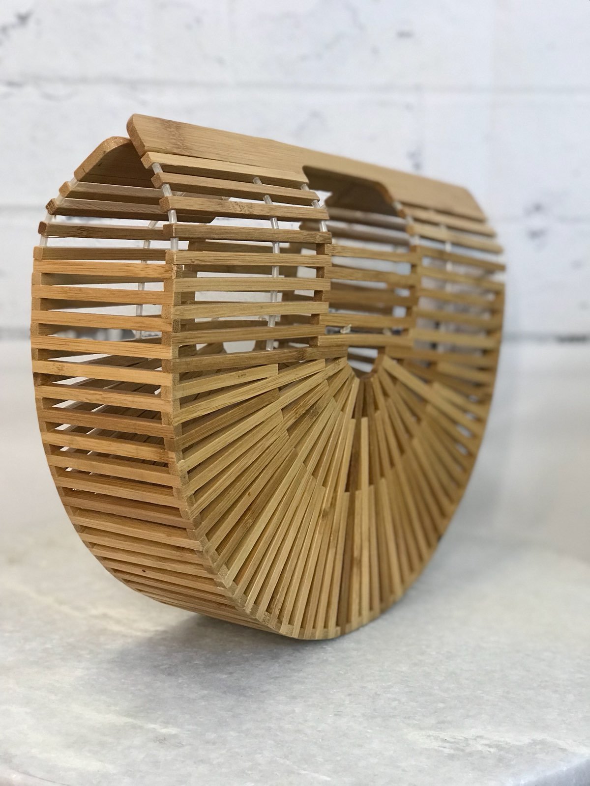 Arc Bamboo Basket Bag – Swank Boutique