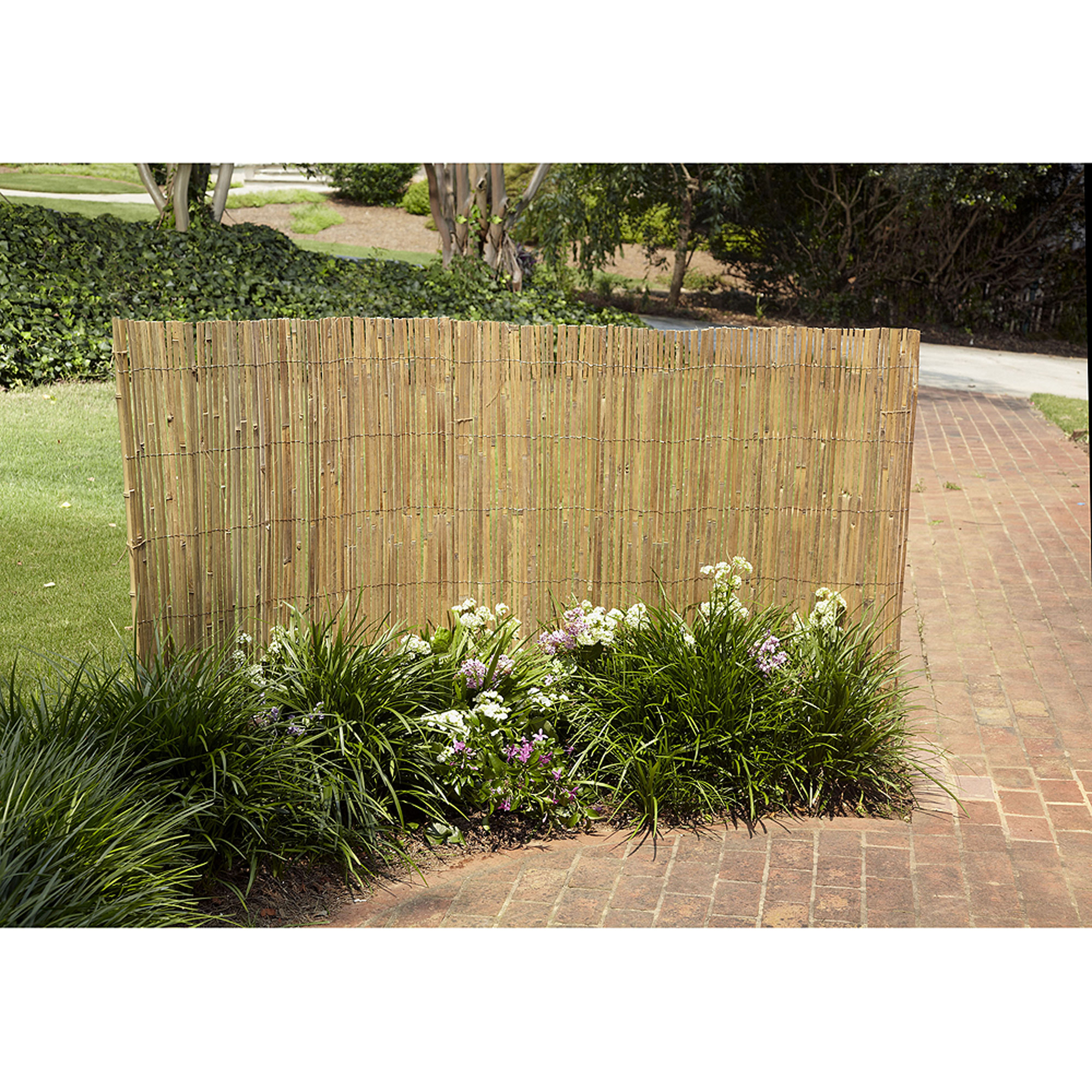 Gardenpath 1/2 In. Outside Peel Bamboo Fence, 4 ft. H x 8 ft. L ...