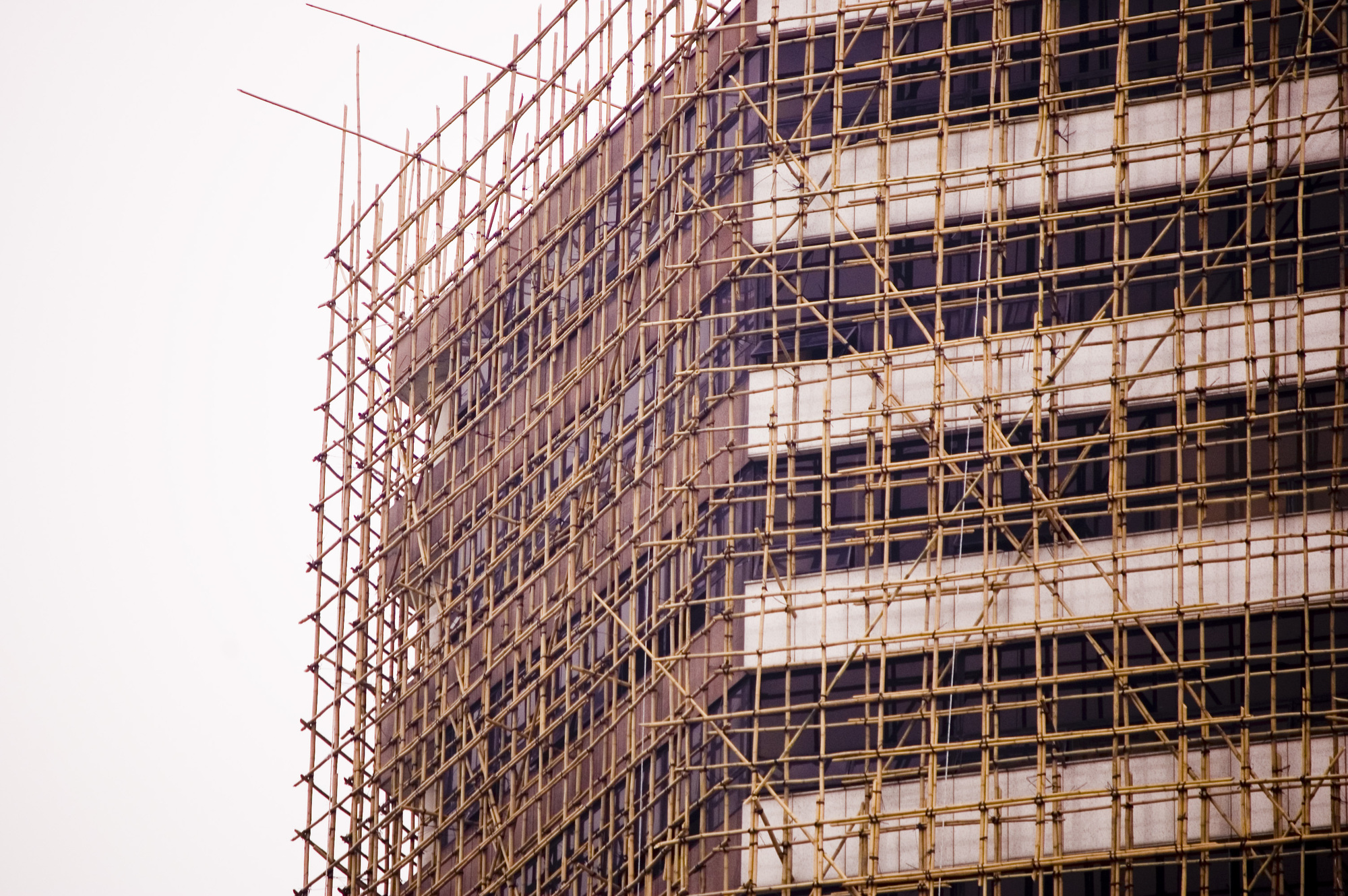 Bamboo scaffolding photo