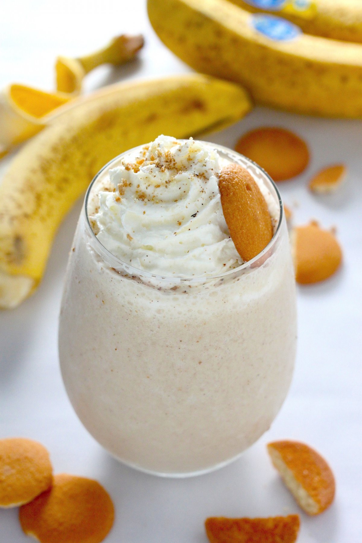 Healthy Banana Cream Pie Smoothie - Baker by Nature