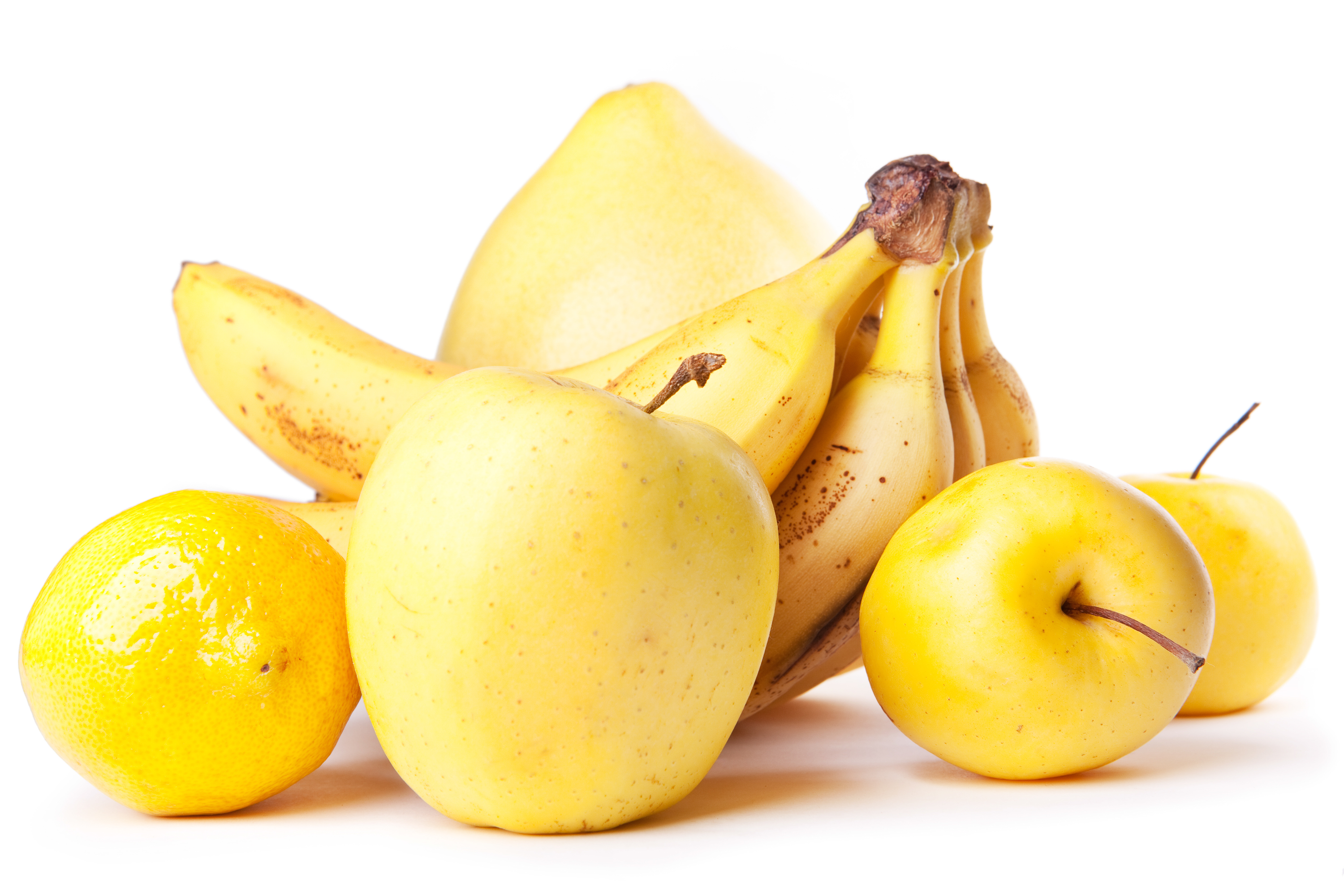 Banana and apples photo