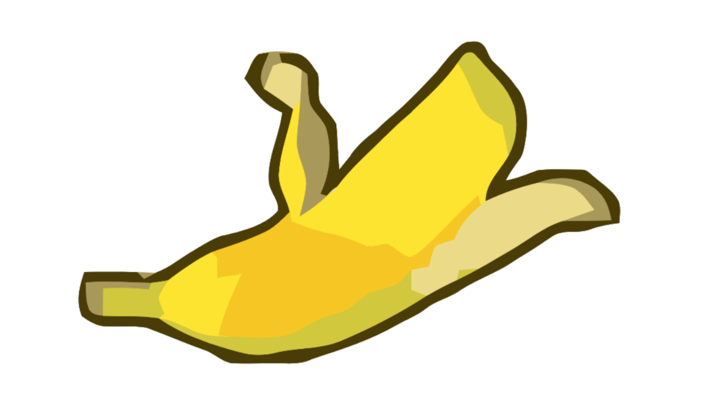 Clipart - Banana Peel