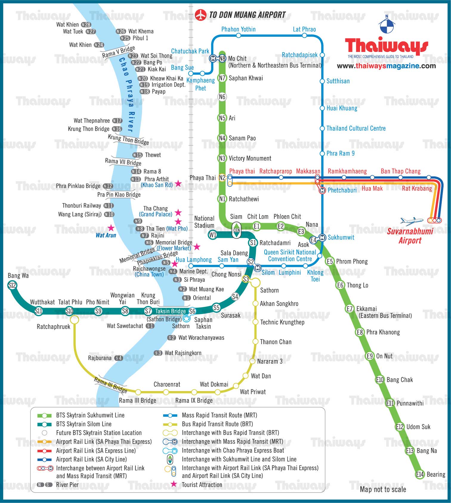 Bangkok Metropolis Map