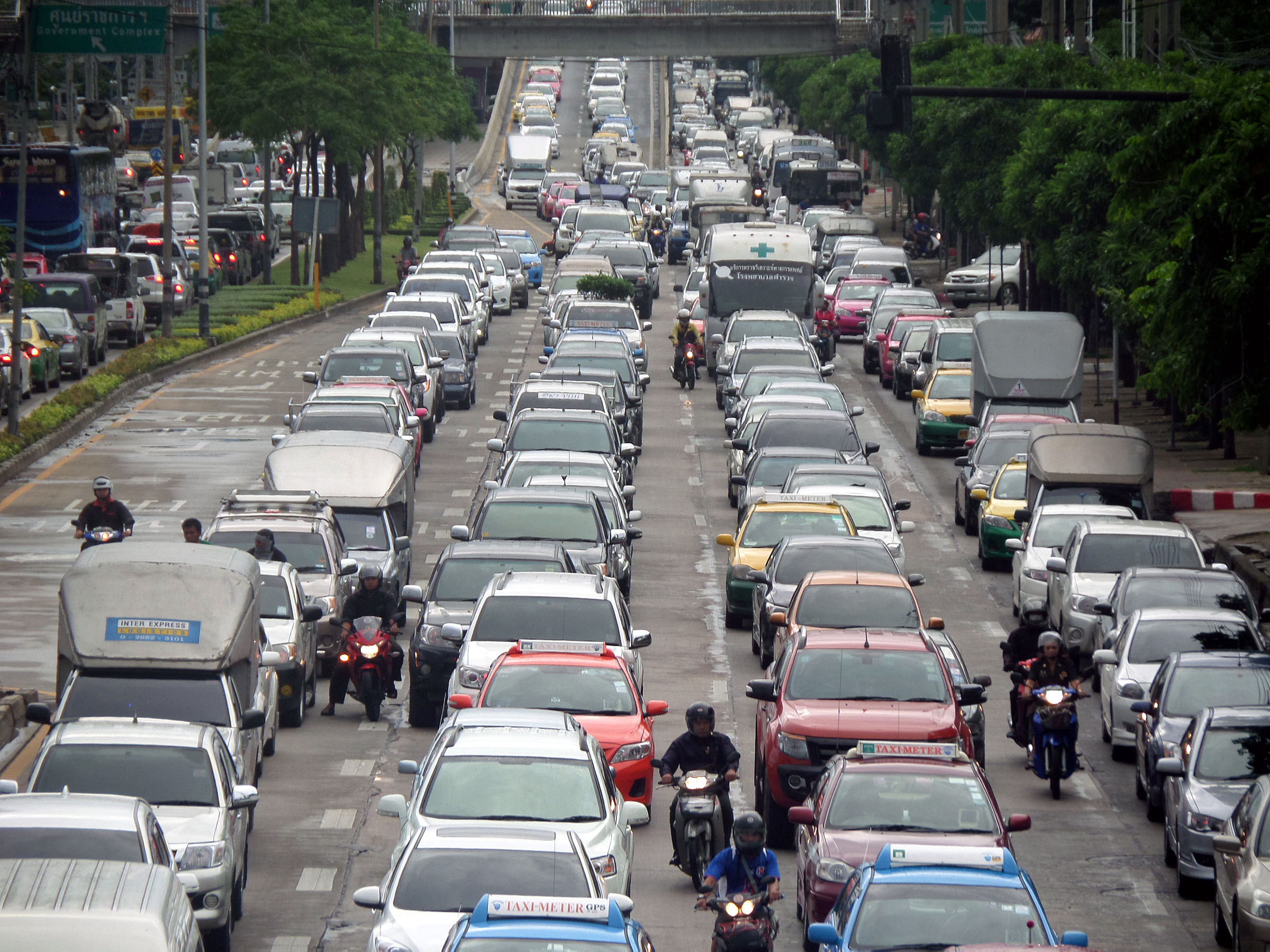 Bangkok traffic jam, Bangkok, Cars, Congestion, Frustration, HQ Photo