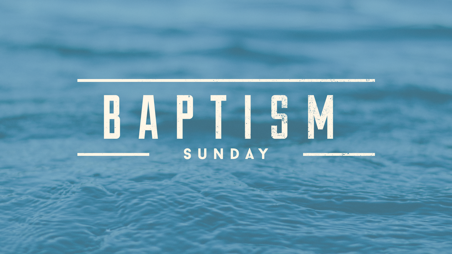 Baptism – Narrative Church