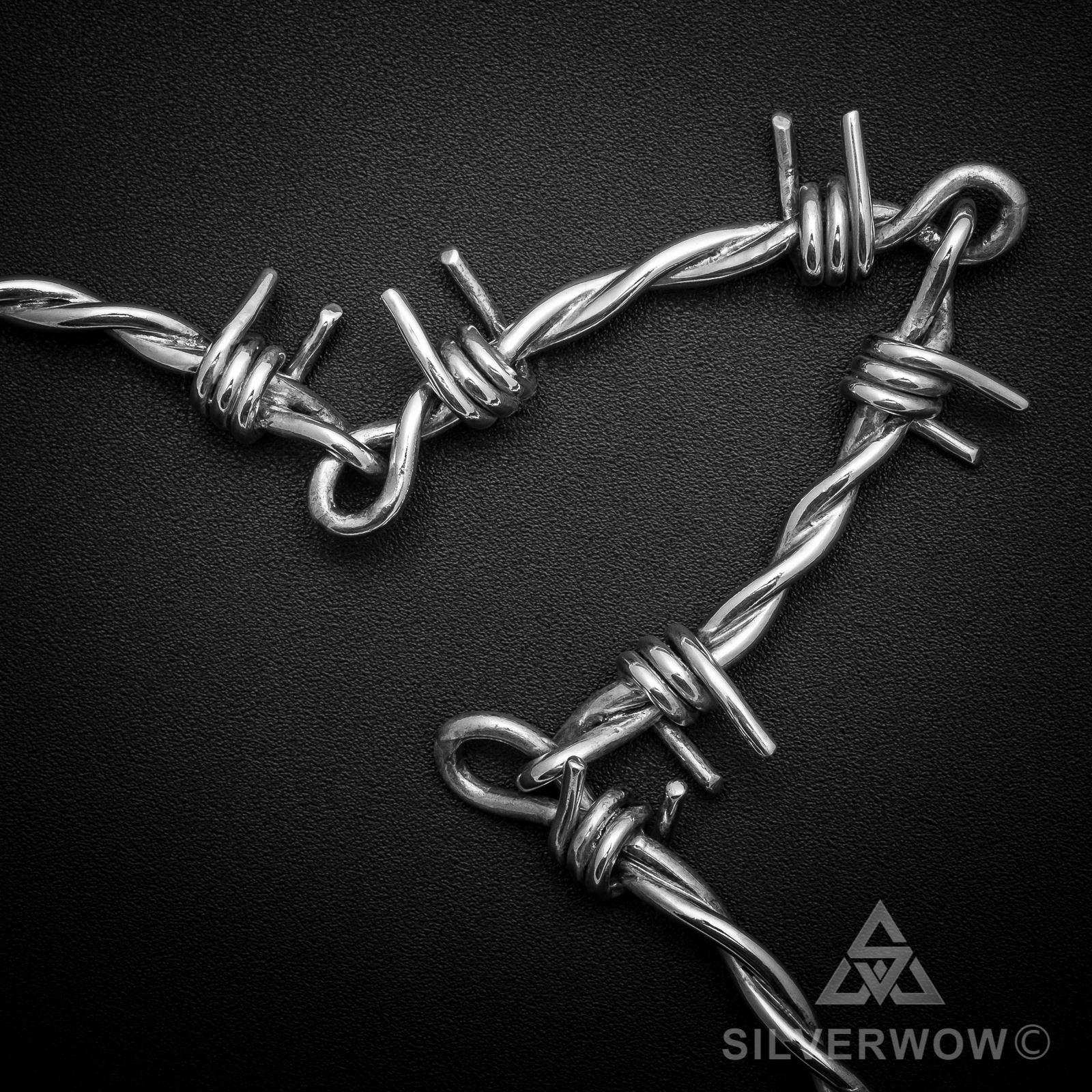Barb Wire Necklace for Men.