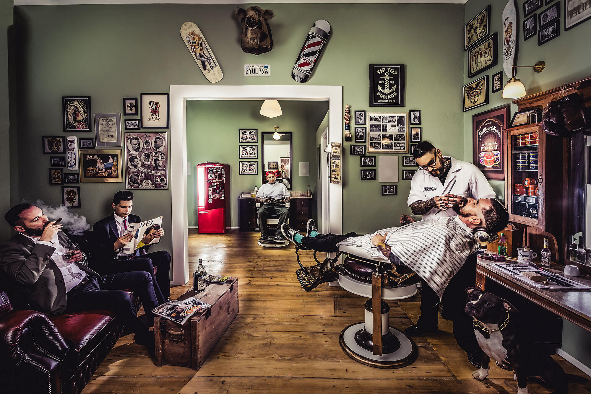 Barbershops and Tatted Limbs; Tattoos and a Good Shave | MediaZink