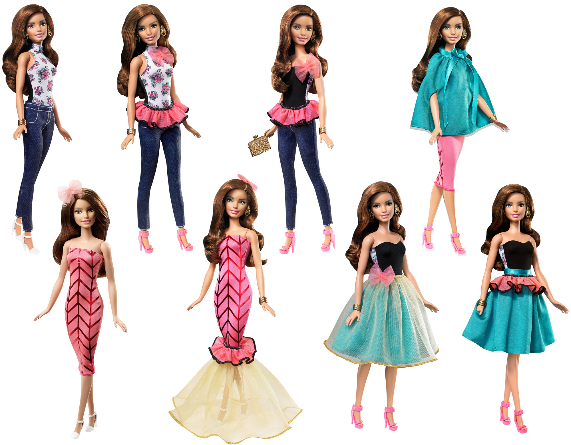 Barbie Fashion Mix N Match Doll - Walmart.com