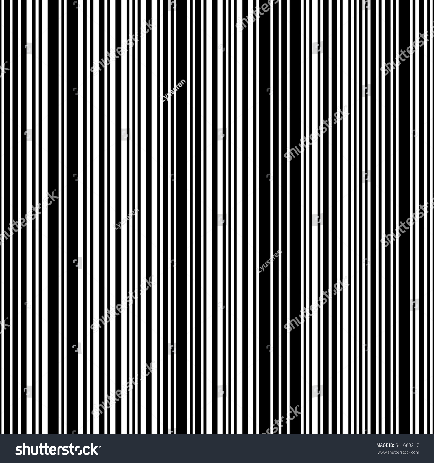 Seamless Barcode Vector Pattern Thin Thick Stock Vector 641688217 ...