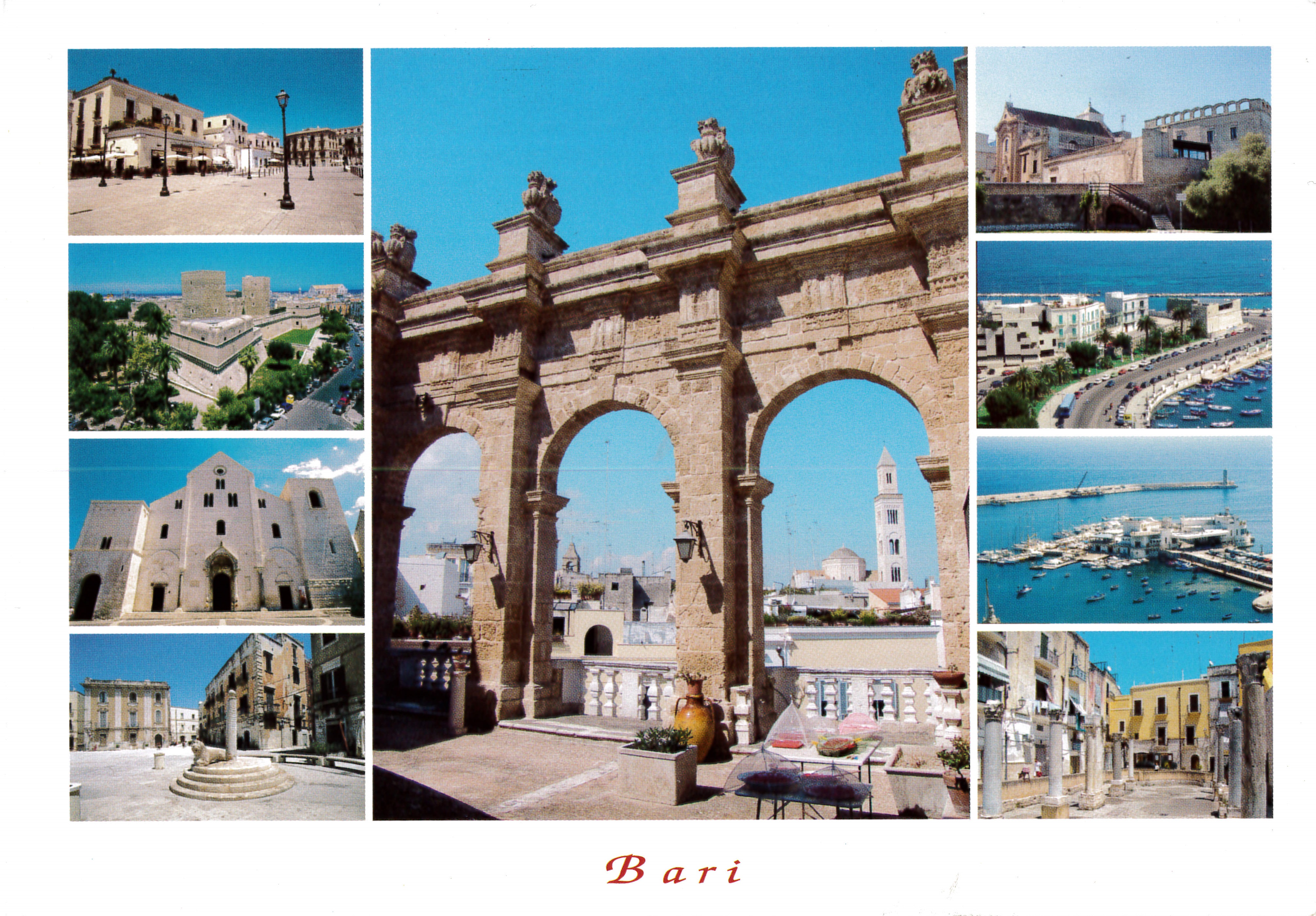 Bari, Italy – Self Sent Postcard – InvestingInMemories