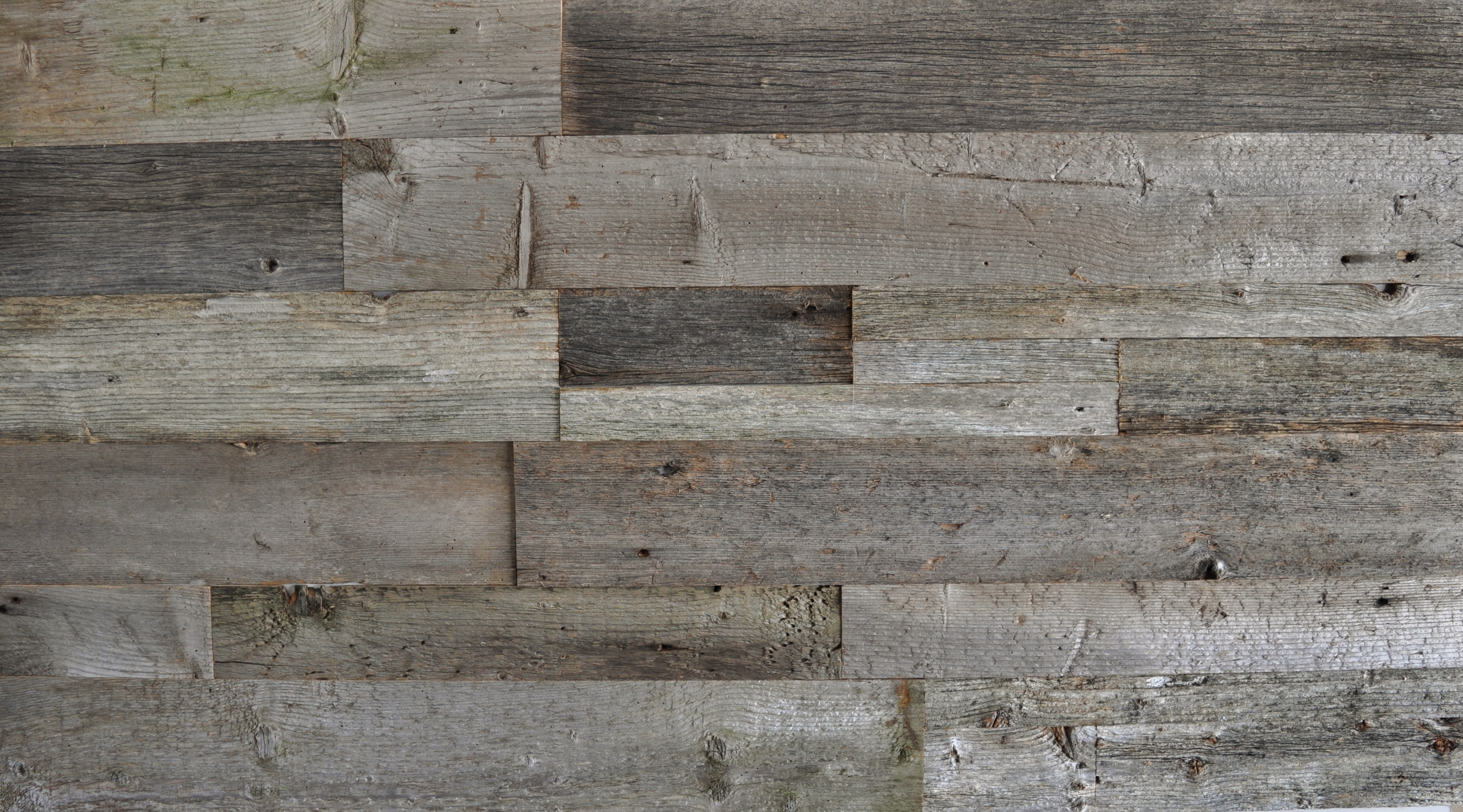 DIY Reclaimed Wood Accent Wall Grey Shades Mixed Widths - Priced Per ...