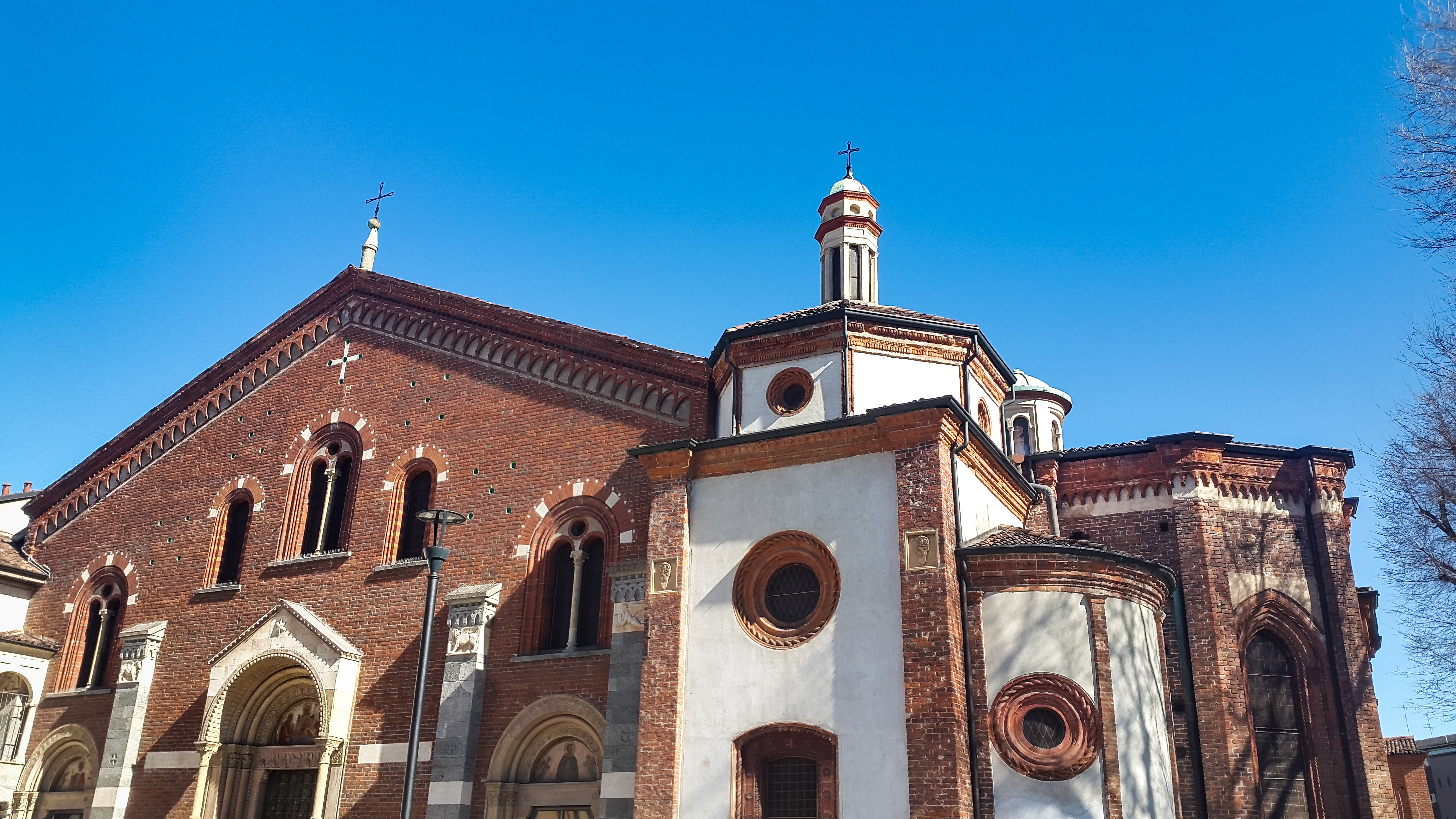 Basilica of Sant'Eustorgio, Milan (Stock Photo)