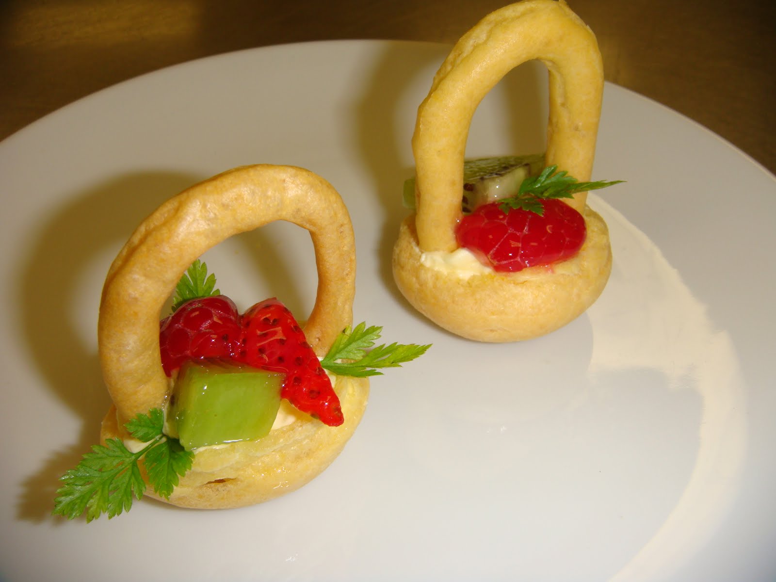 Yummy Baking: Mini Basket Choux Pastry