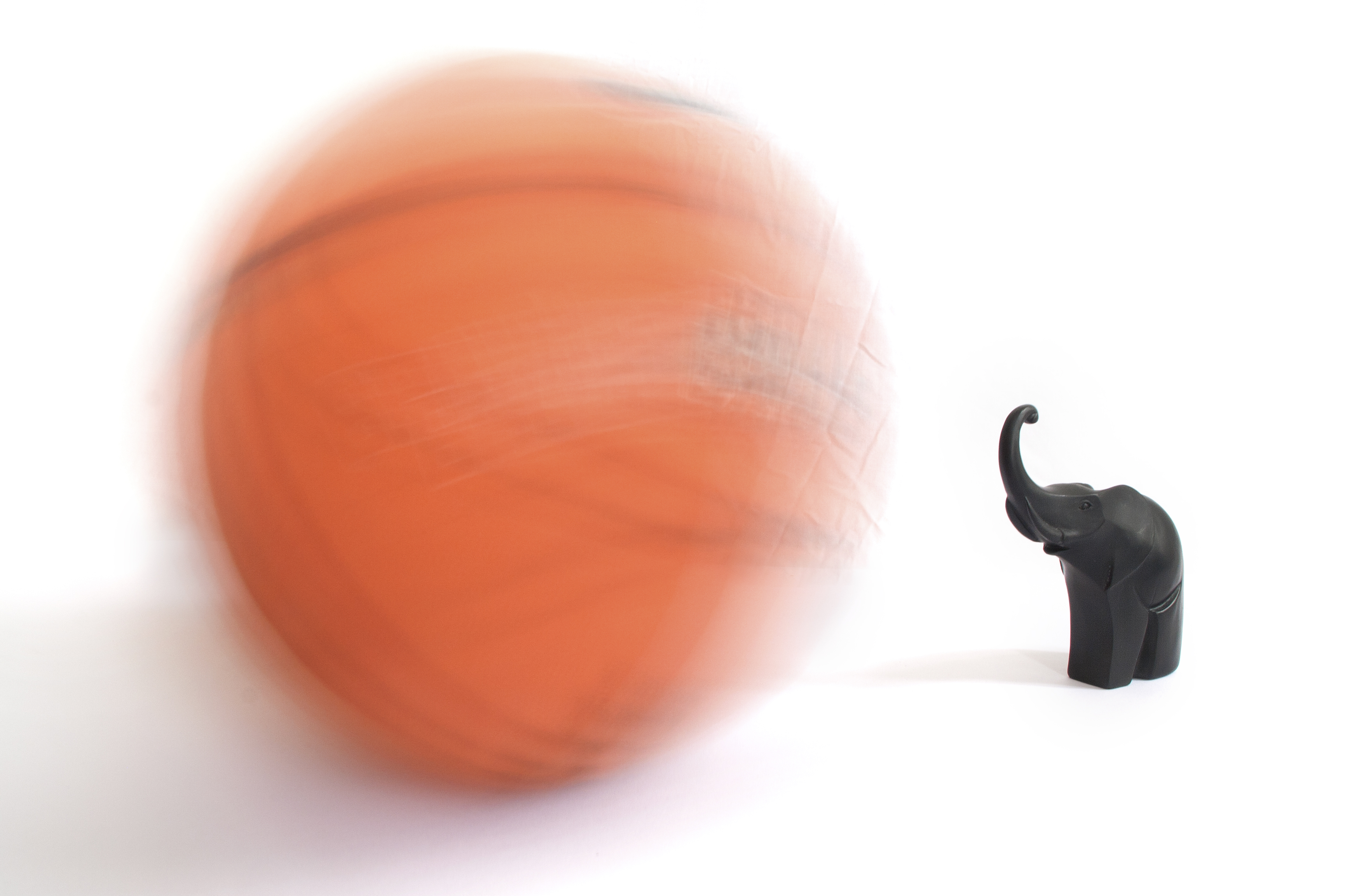 Basketball & Elephant, Basketball, Blur, Elephant, Motion, HQ Photo