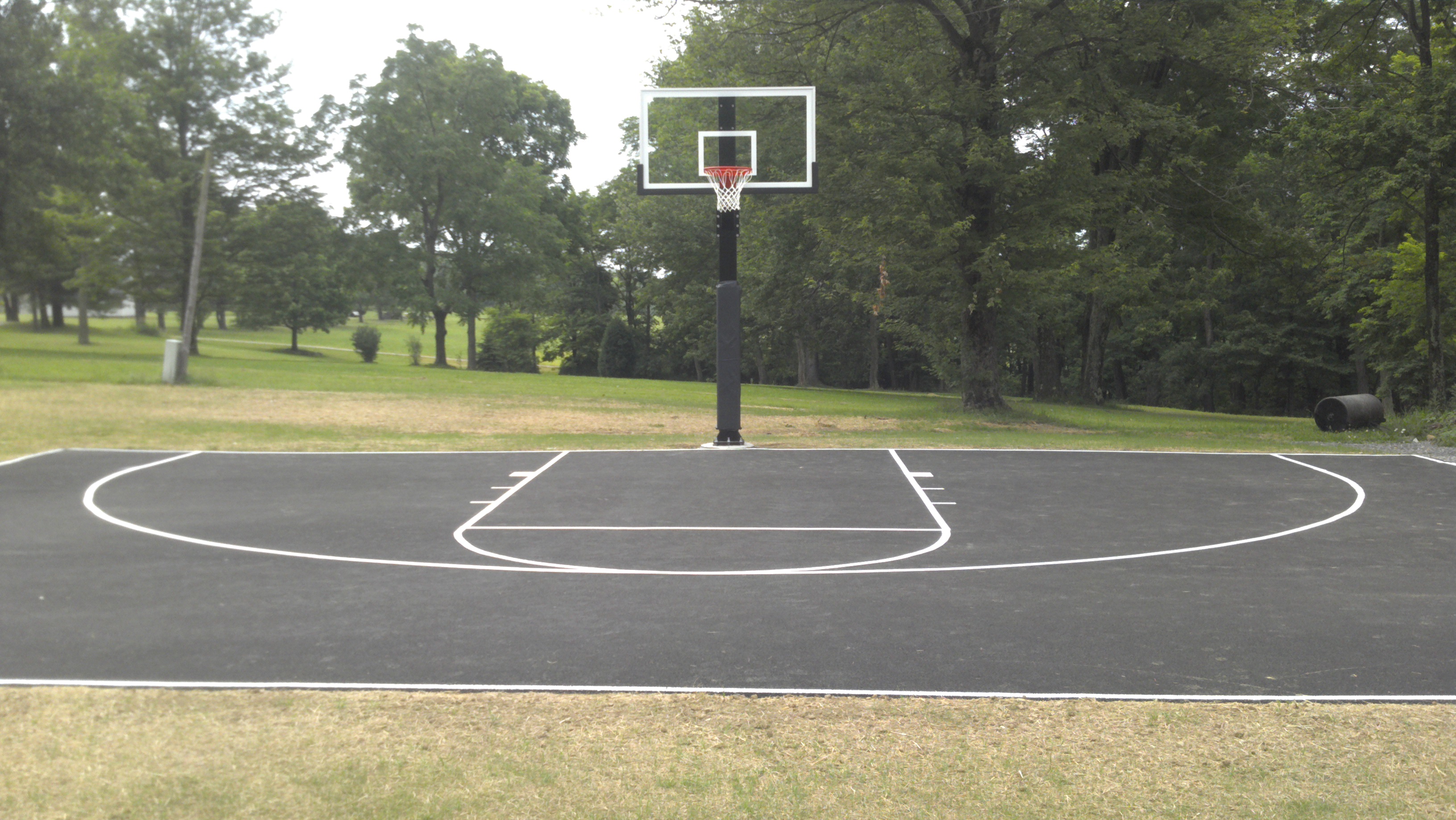 The Hercules Diamond basketball system is a perfect match for this ...