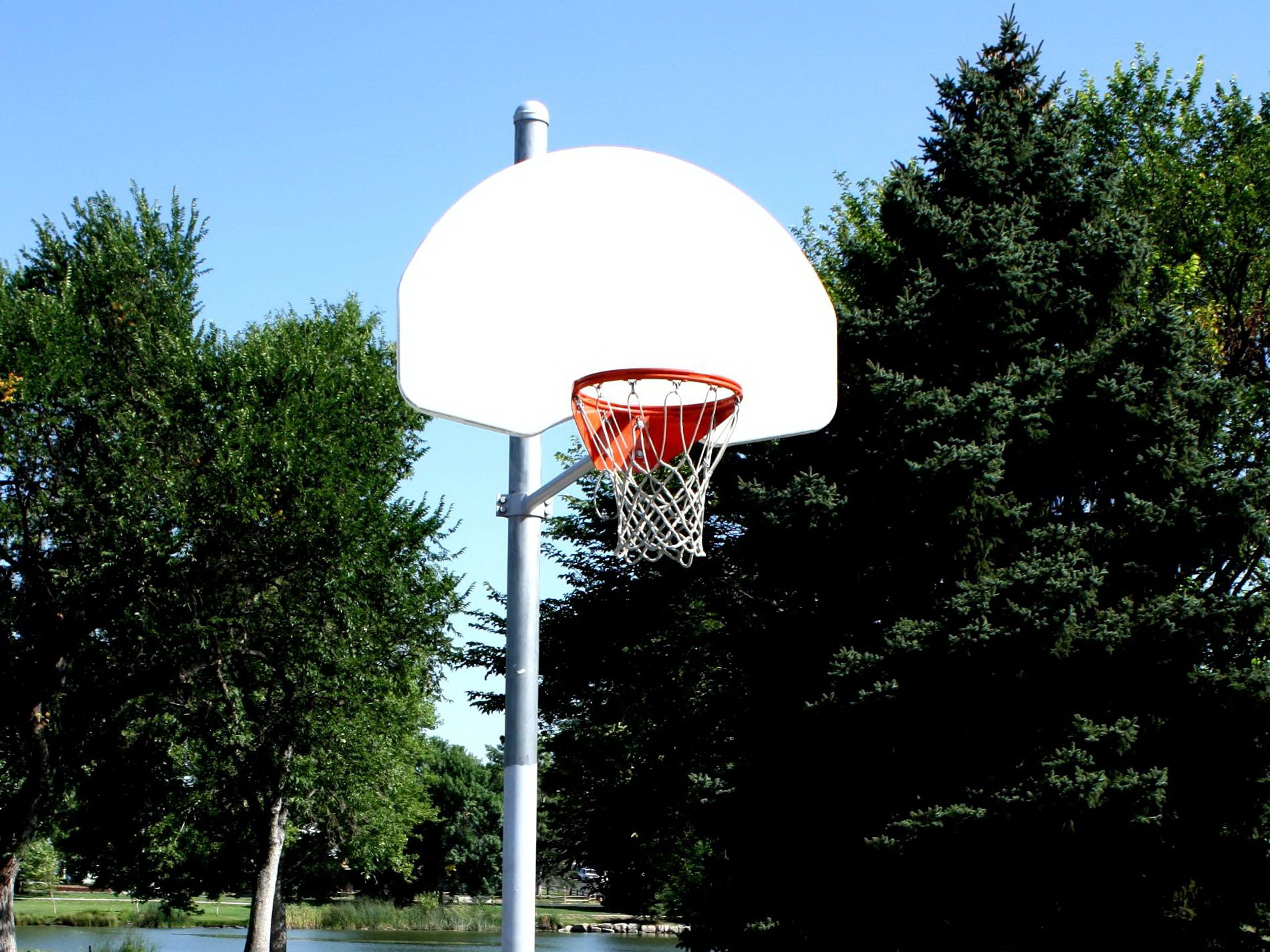 Free picture: basketball hoop, basketball court, playground
