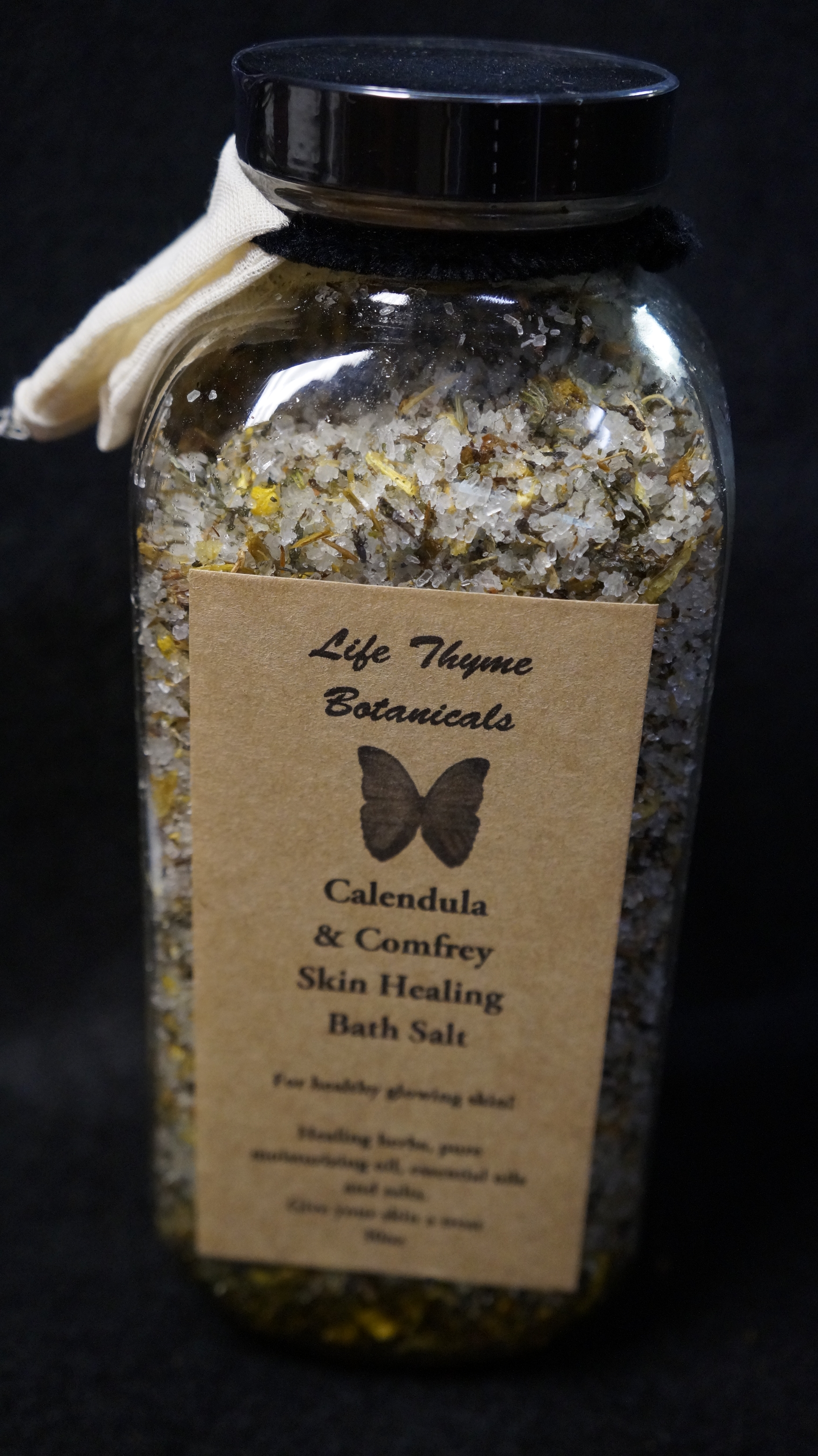 Calendula and Comfrey Skin Healing Bath Salt | Life Thyme Botanicals ...