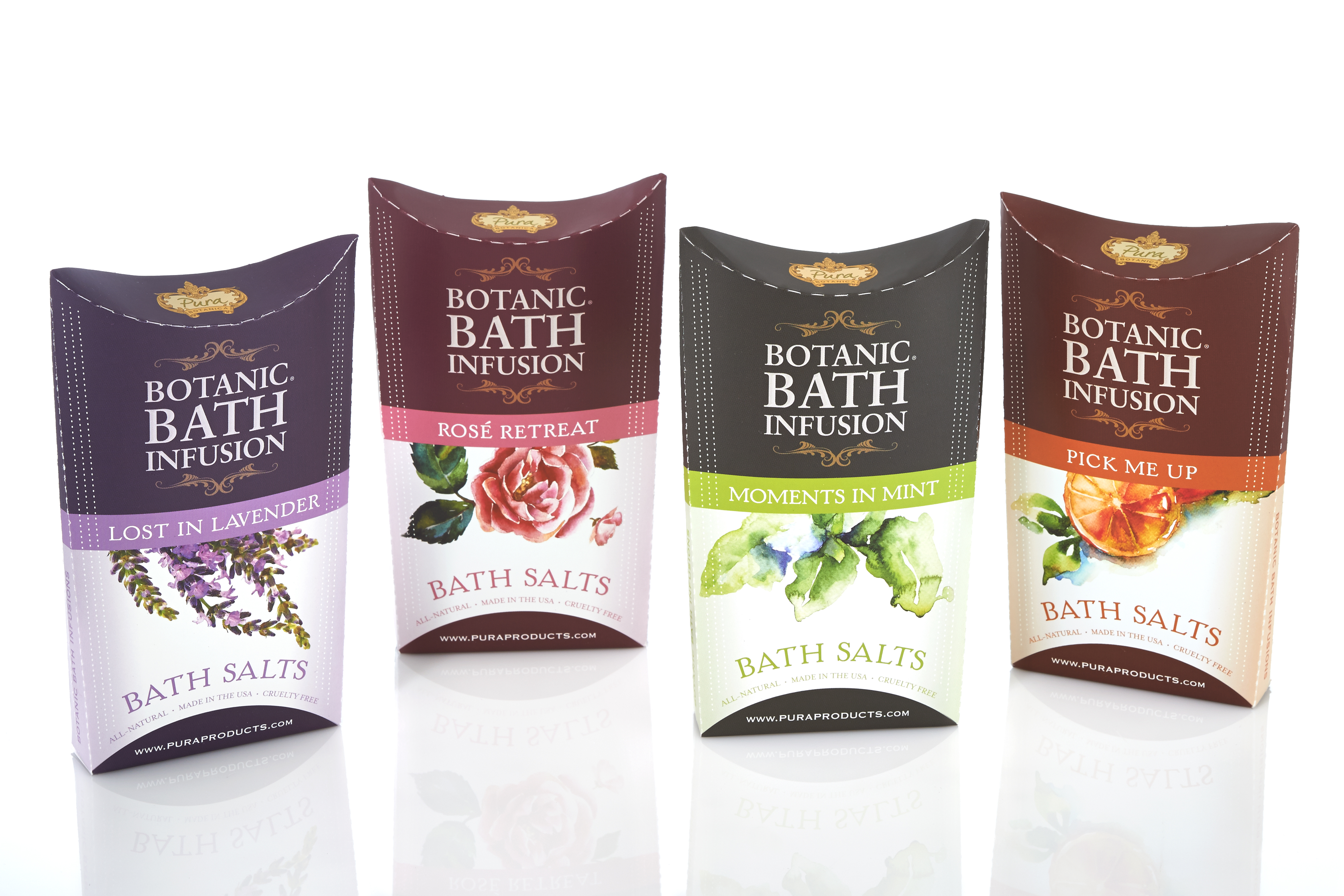 Botanic Bath Infusions, Organic Bath Salts - Pura Botanica