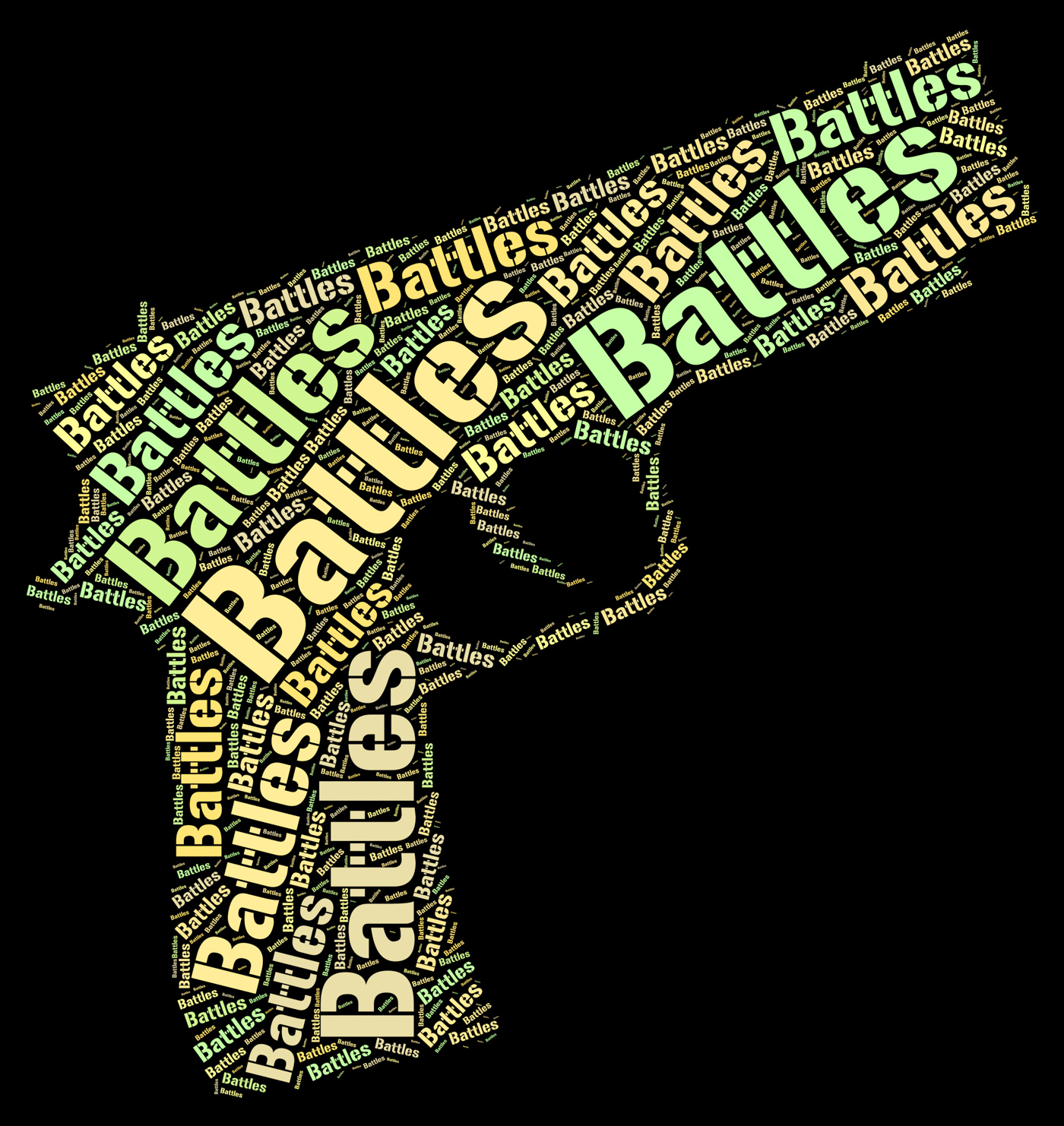 Battles Word Shows Combat Text And Conflict, Affray, Fray, Wordclouds, Wordcloud, HQ Photo