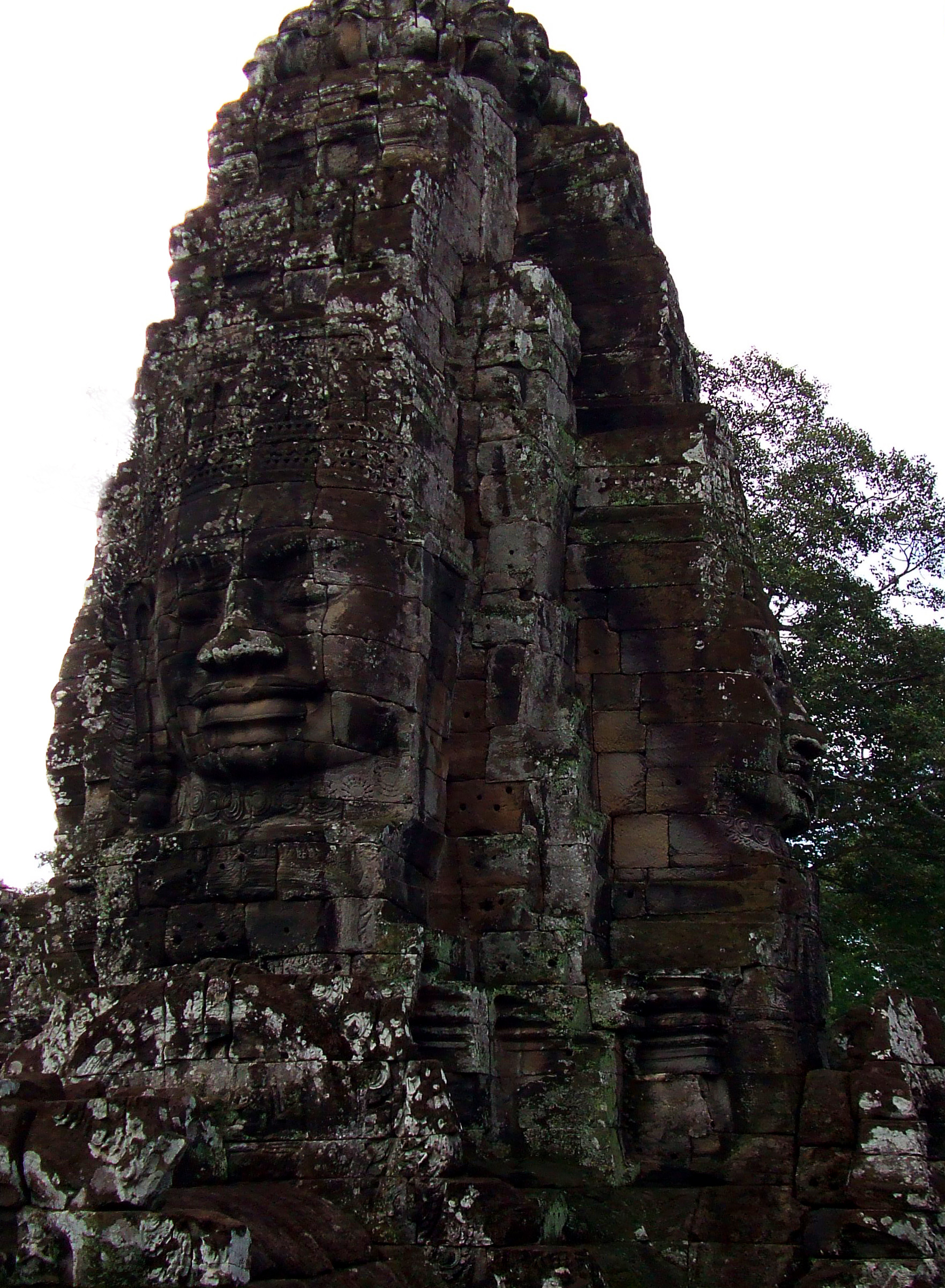 Bayon temple giant faces - cambodia photo