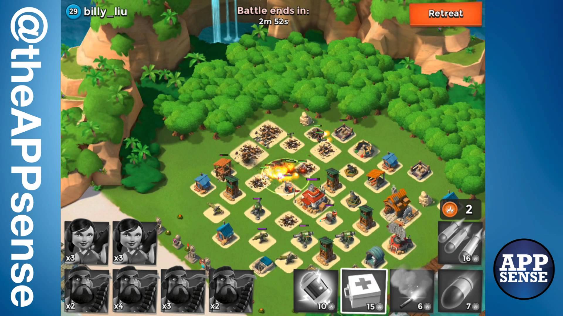 Boom Beach Multiplayer Island - Level 29 Attack (Heavy & Zooka ...