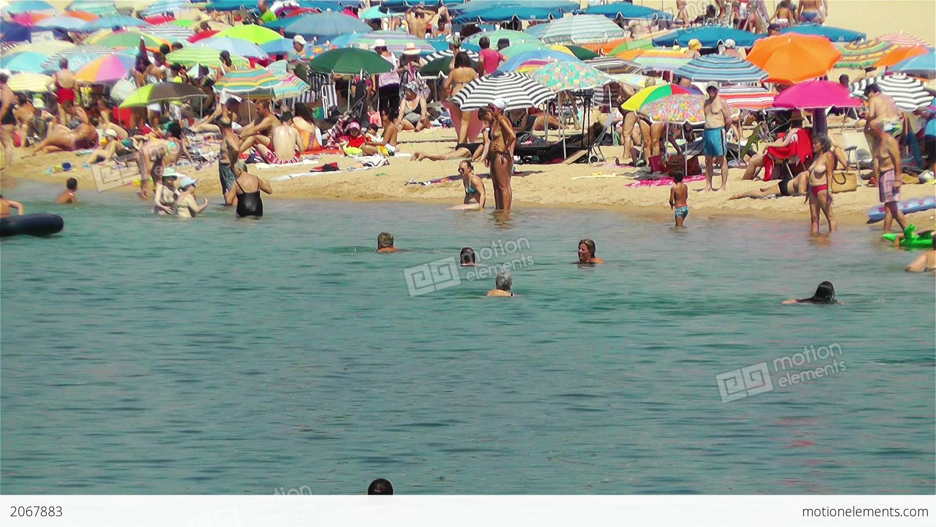Palamos Beach Costa Brava Spain 34 Stock video footage | 2067883