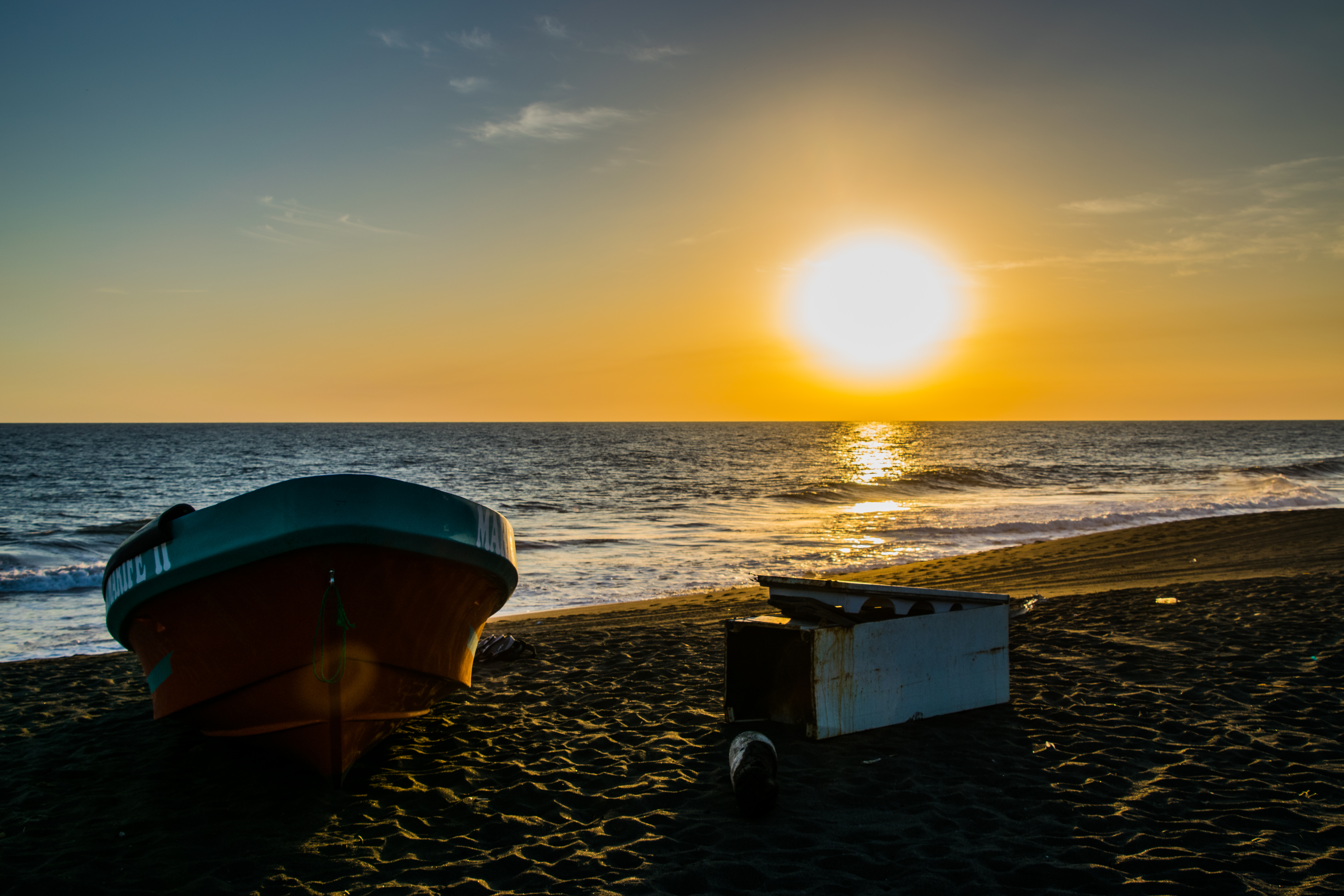 Guatemala Beach at Sunset - Free Stock Photo - Easy Download