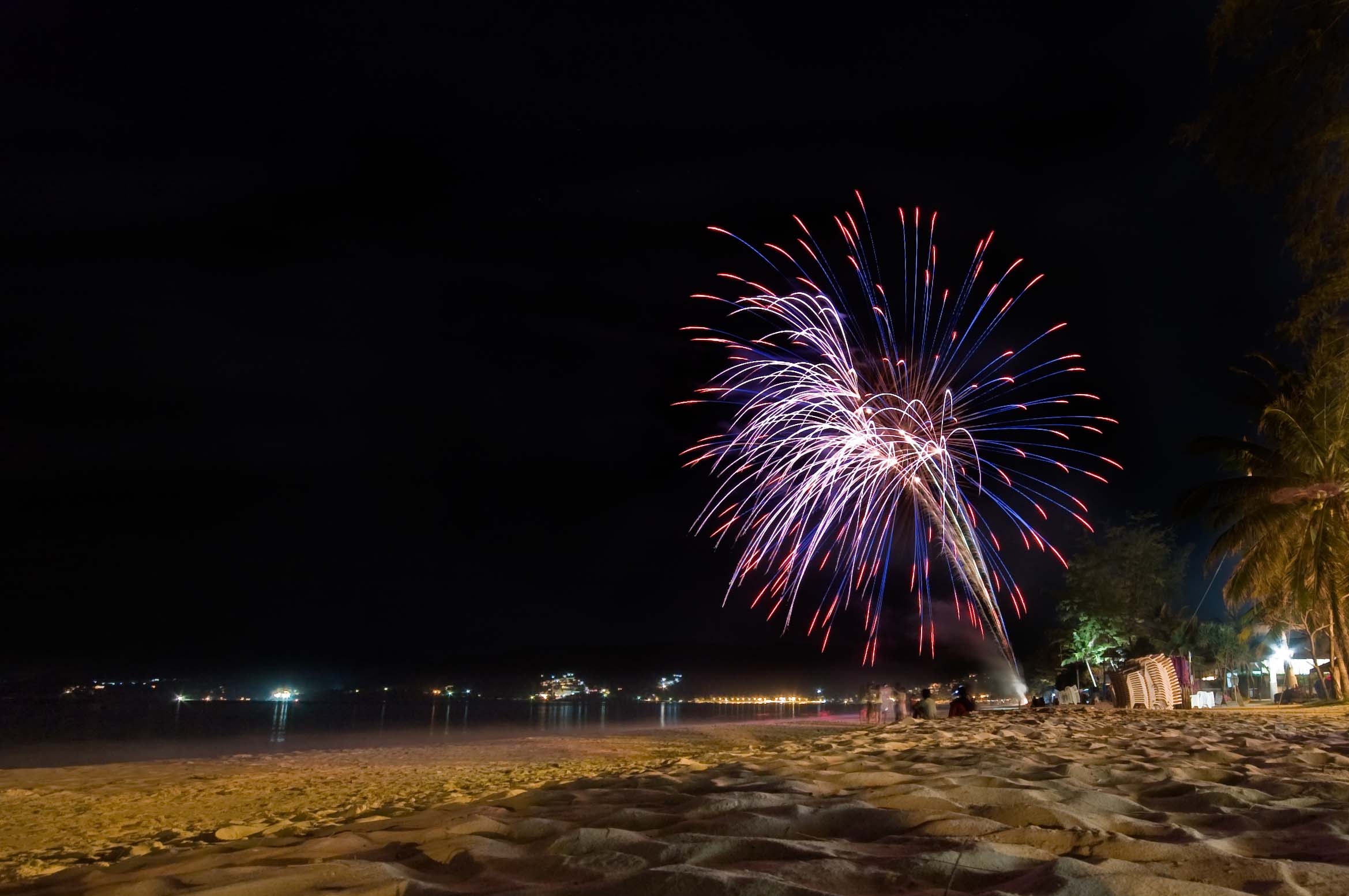 File:Fireworks on Patong beach.jpg - Wikimedia Commons
