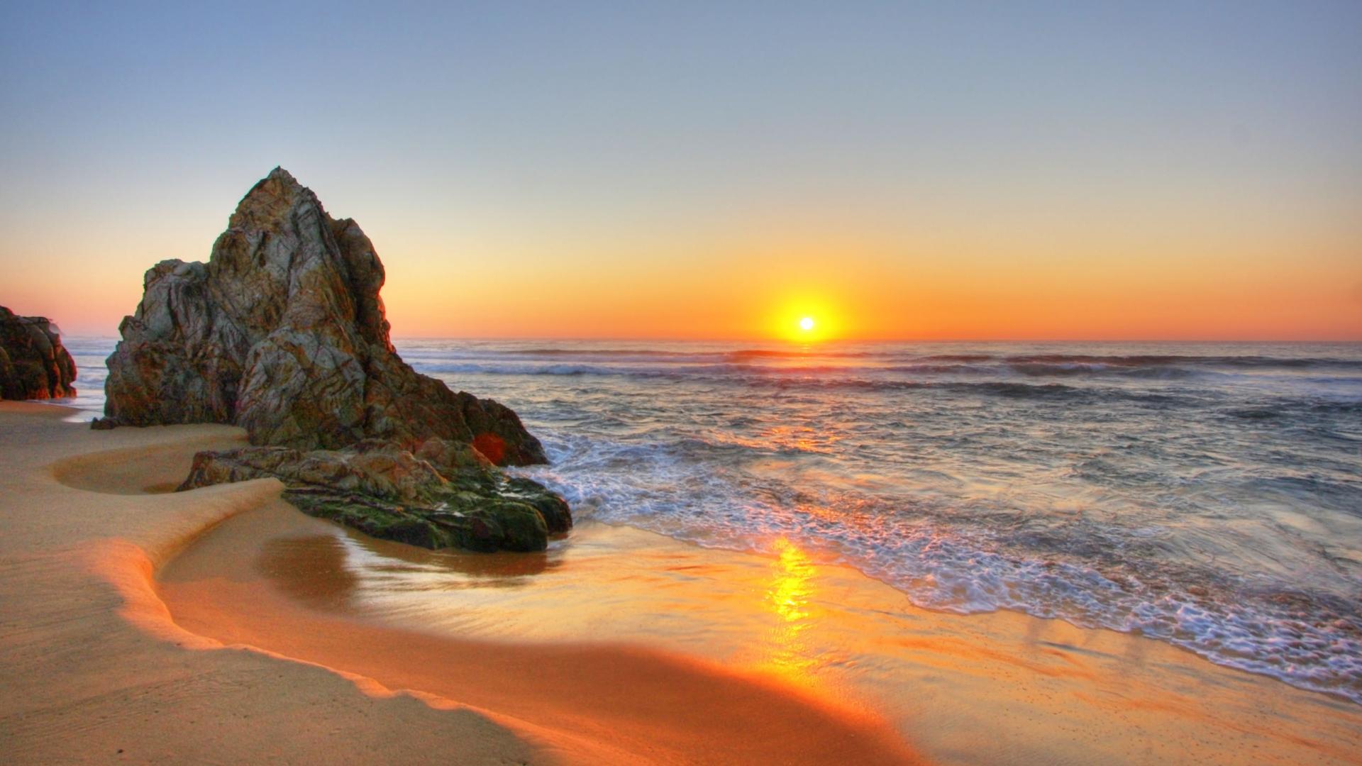 Golden Sunset - 50 Best Beach Wallpapers