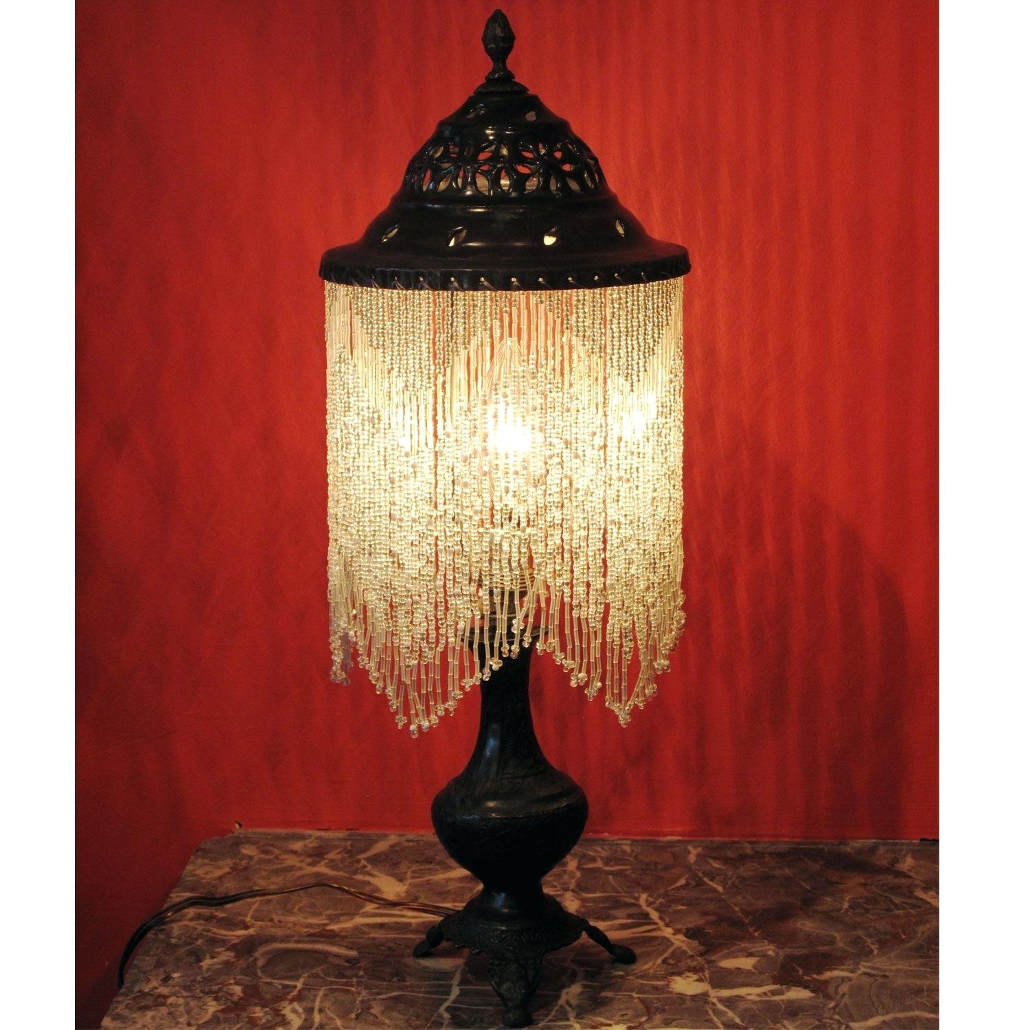 Beaded Lamp Lampshade Fringe Shade Uk Trim – angeloferrer.com