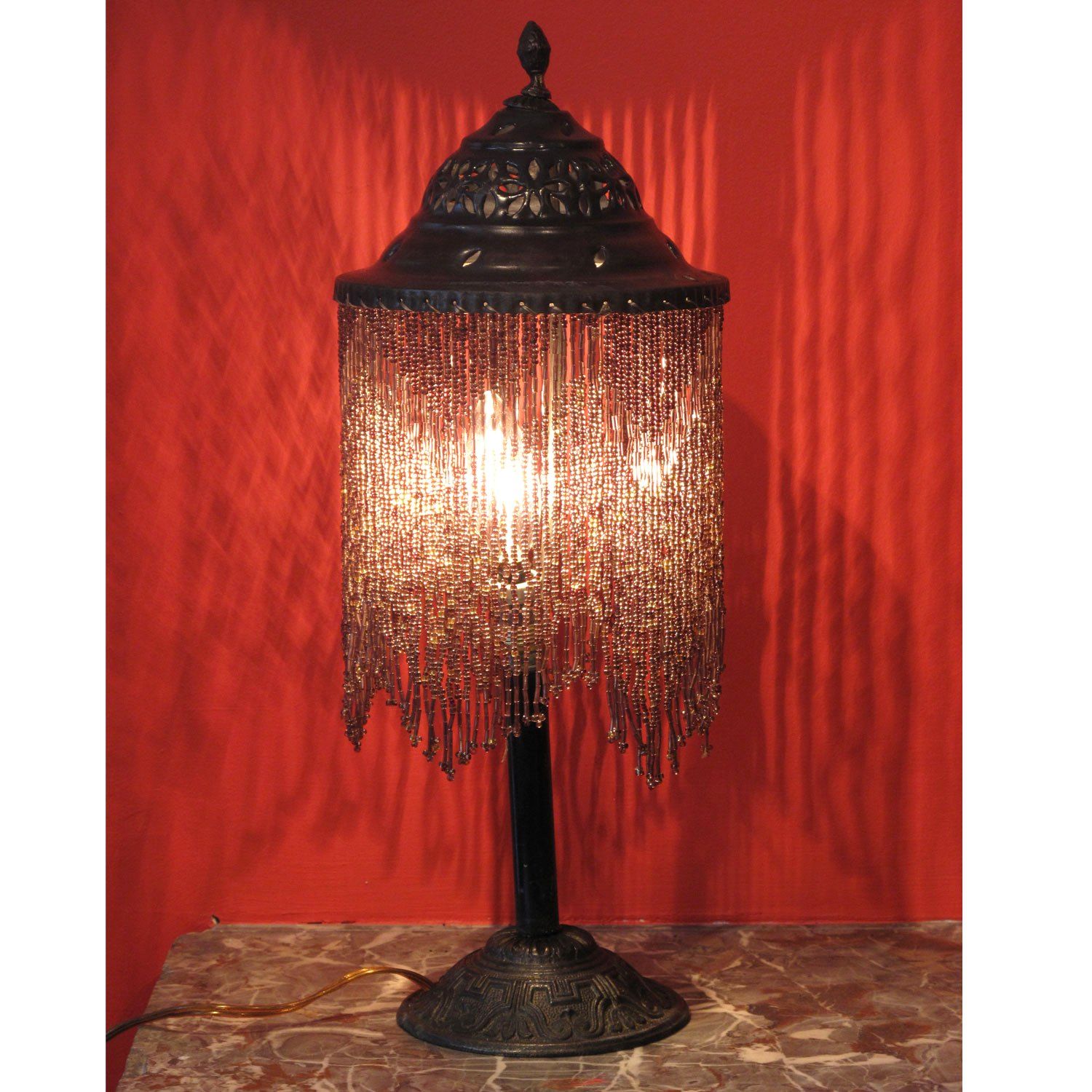 Picture of Style 597: Syrian beaded table lamp. | Wish list ...