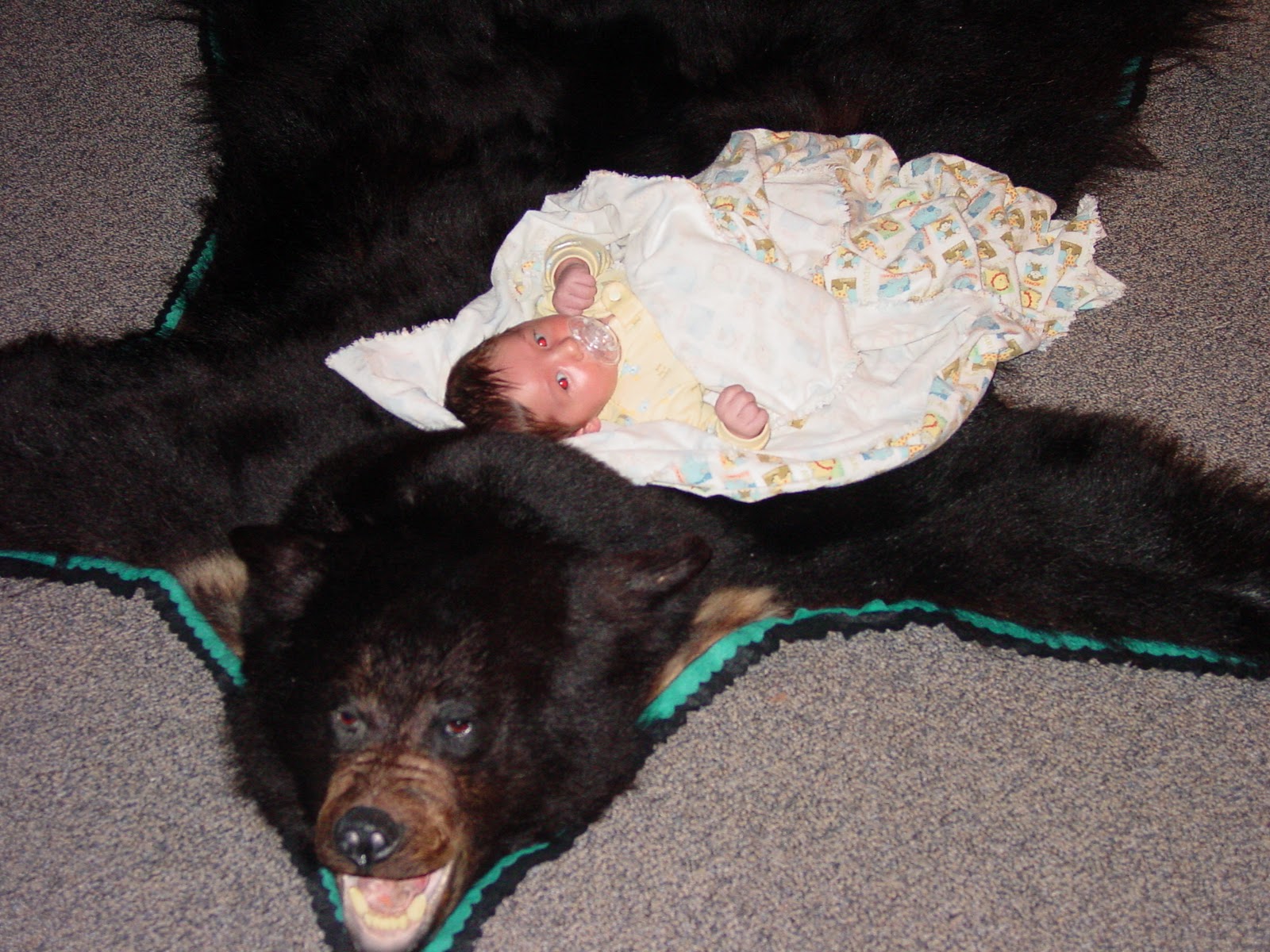 DearMYRTLE's Genealogy Blog: Babies and bearskin rugs