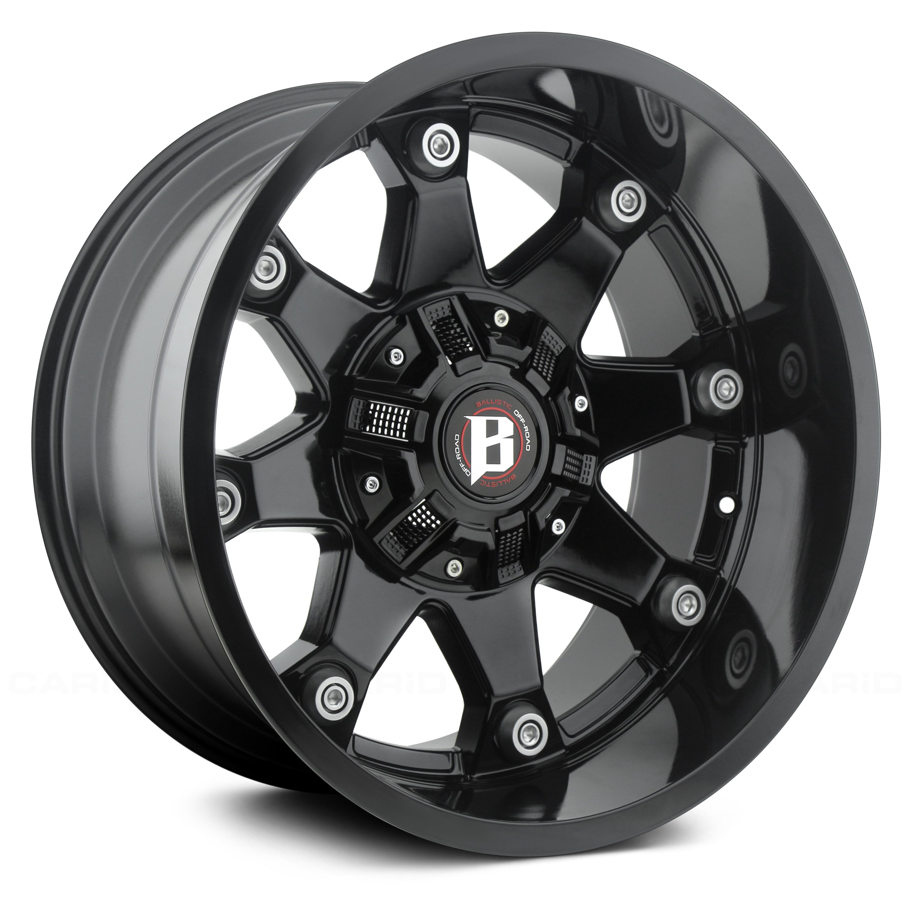 BALLISTIC® BEAST Wheels - Gloss Black Rims