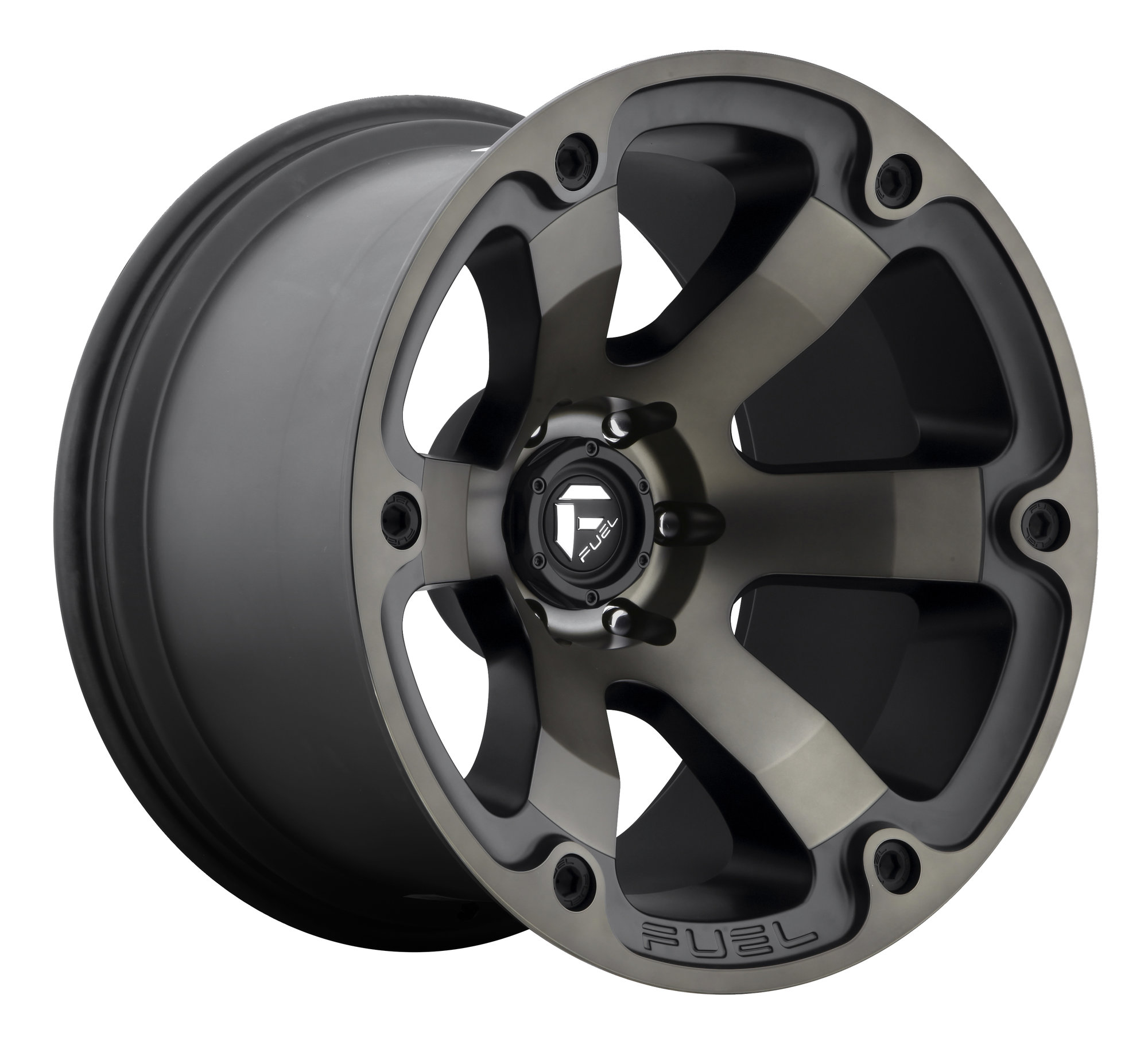 Fuel® Off-Road Beast Wheel in Machined Black and Dark Tint for 07-18 ...