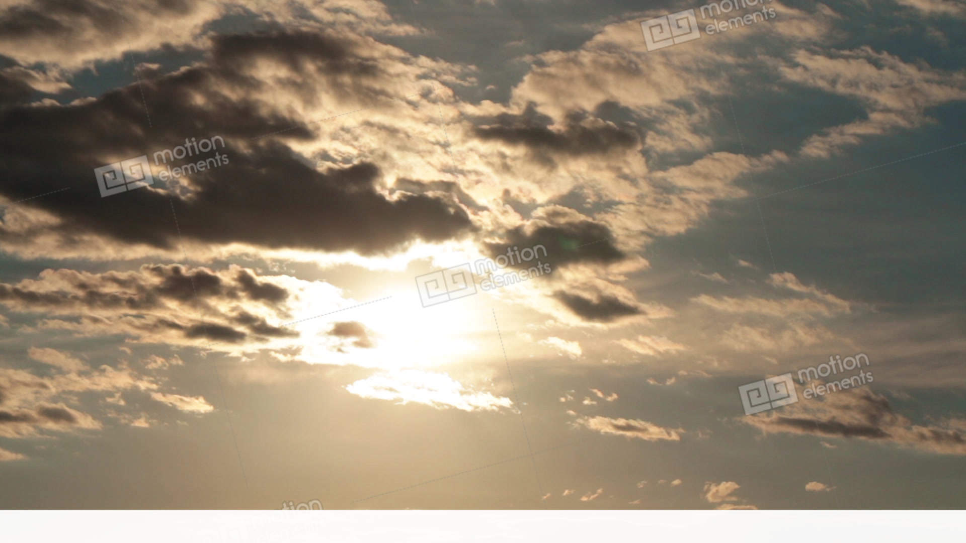 Beautiful Timelapse Afternoon Sky Sun Clouds Stock video footage ...