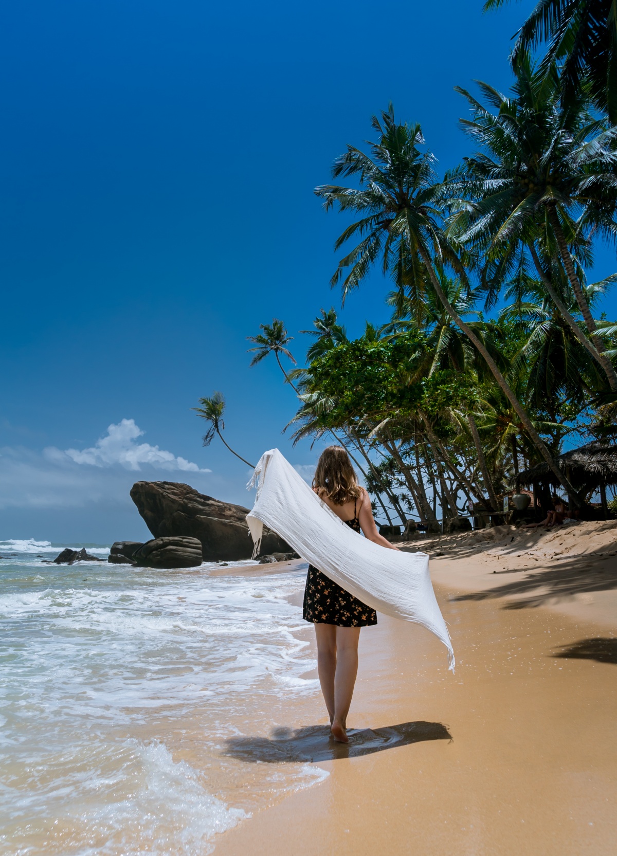 Royalty free photo of woman and beautiful beach paradise | Wandervisions