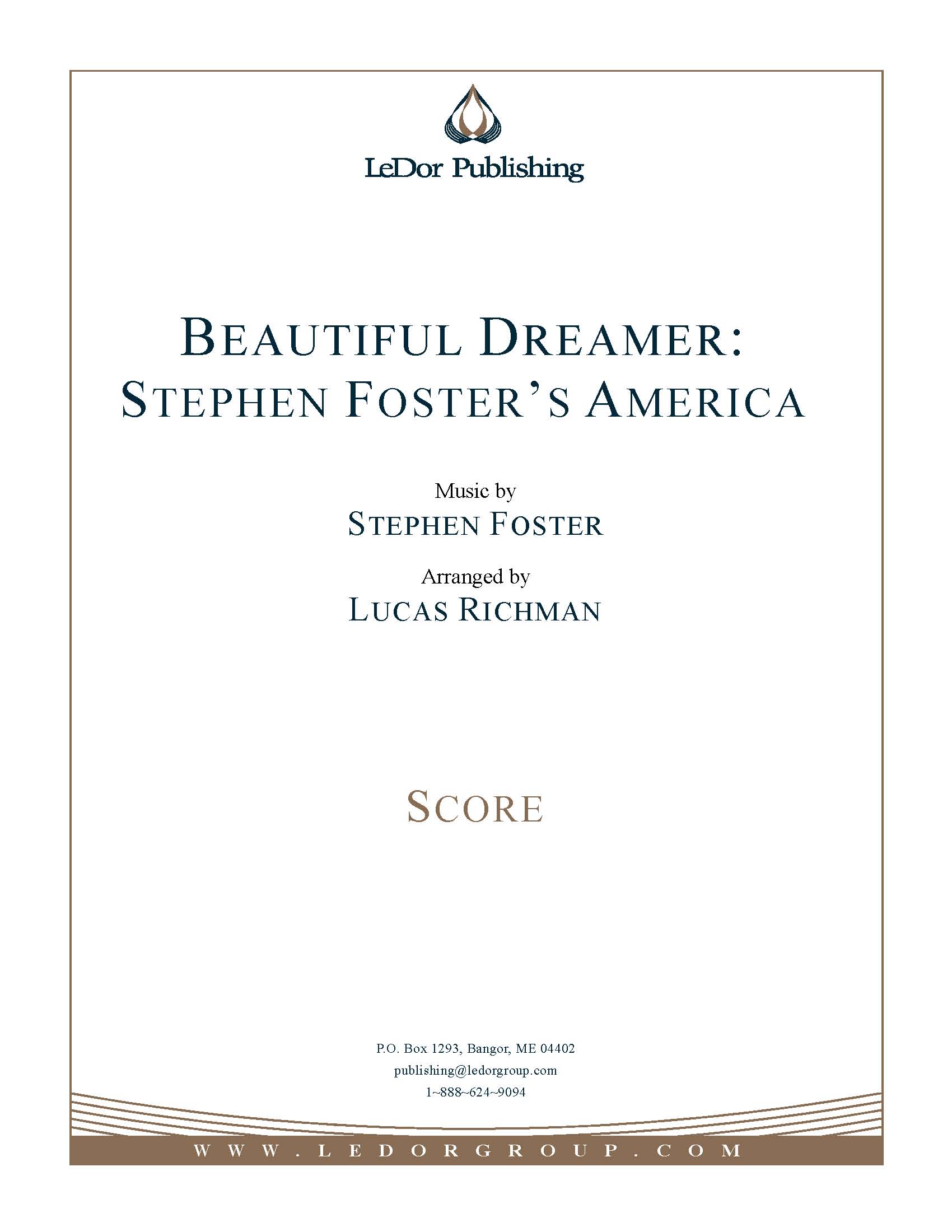Beautiful Dreamer - Choral Score - LeDor Group IncLeDor Group Inc