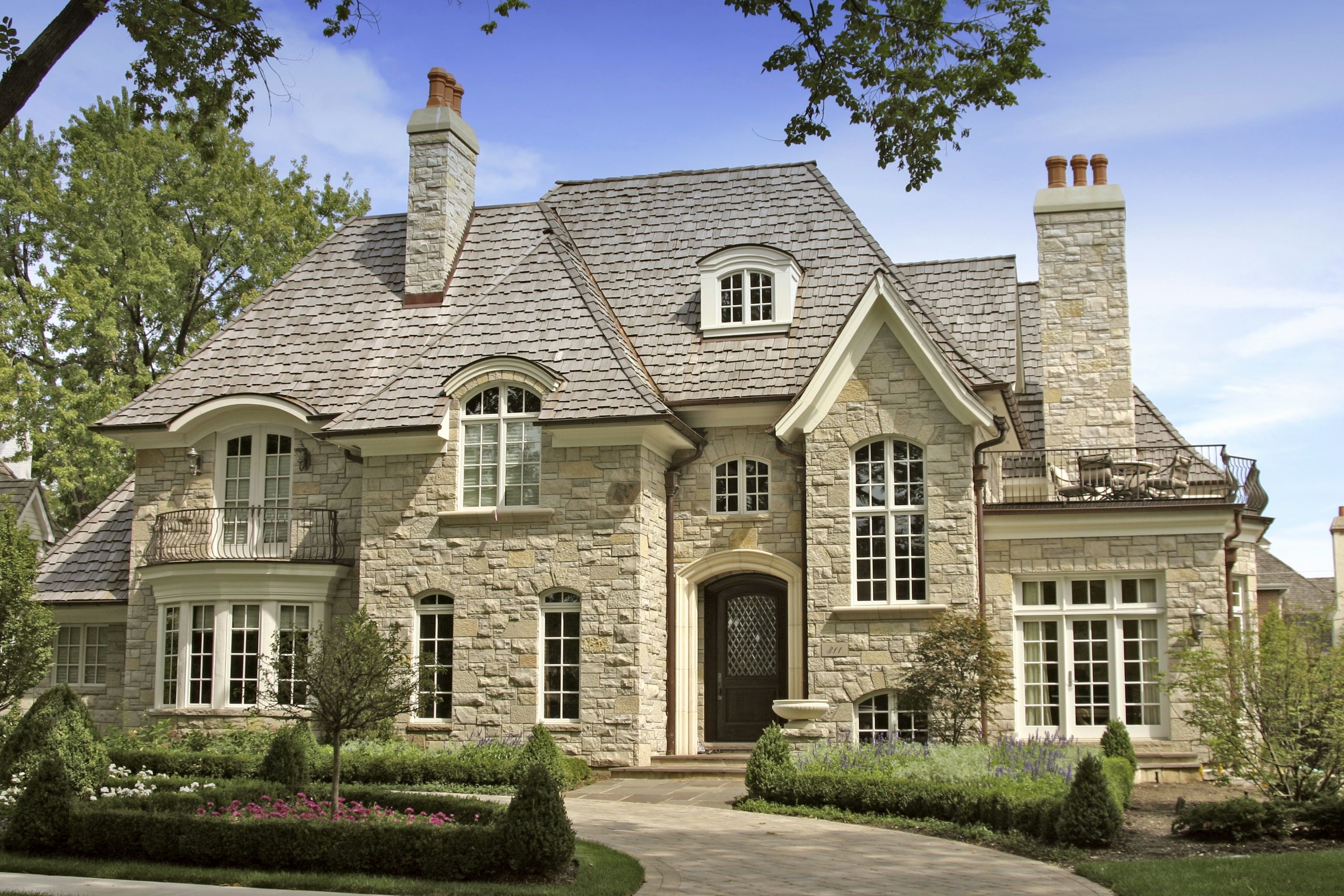 French Provincial Homes Designs Beautiful French Stucco and Stone ...